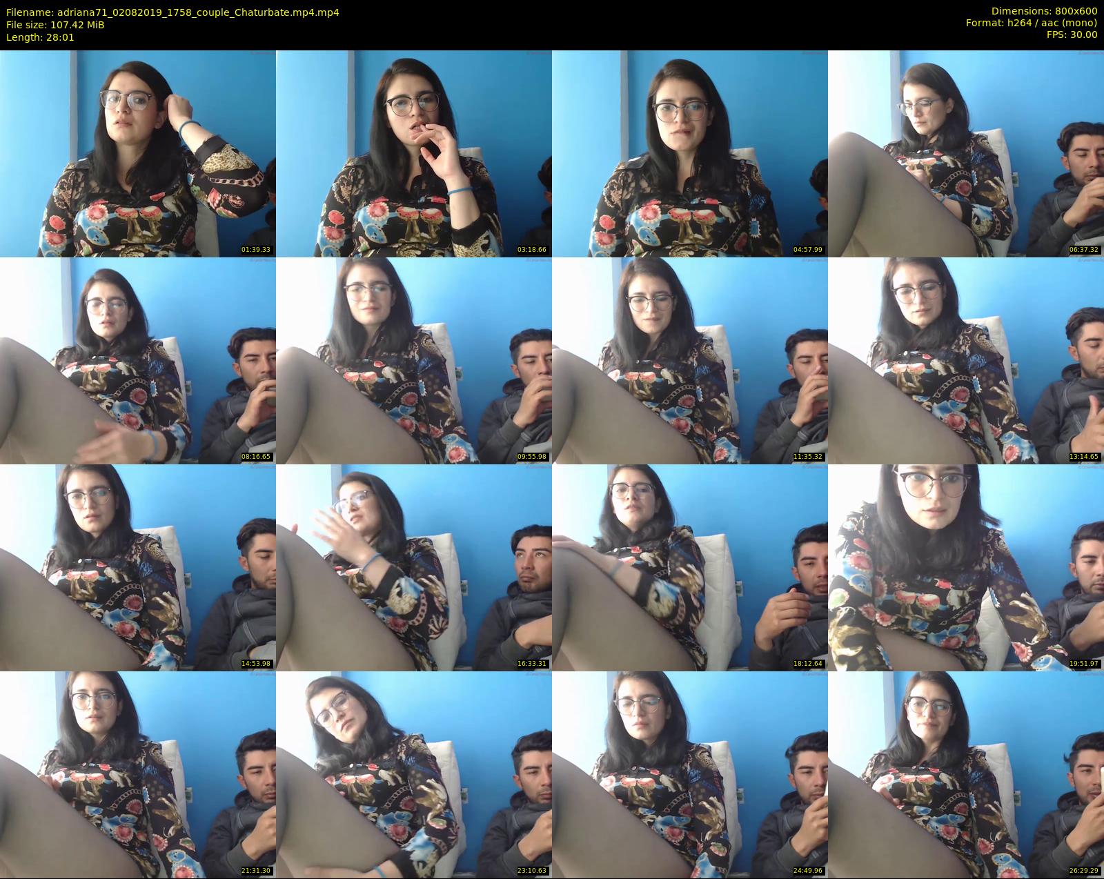 adriana71 — 29 minute Chaturbate couple cam show recording, 480p, Aug 2, 2019