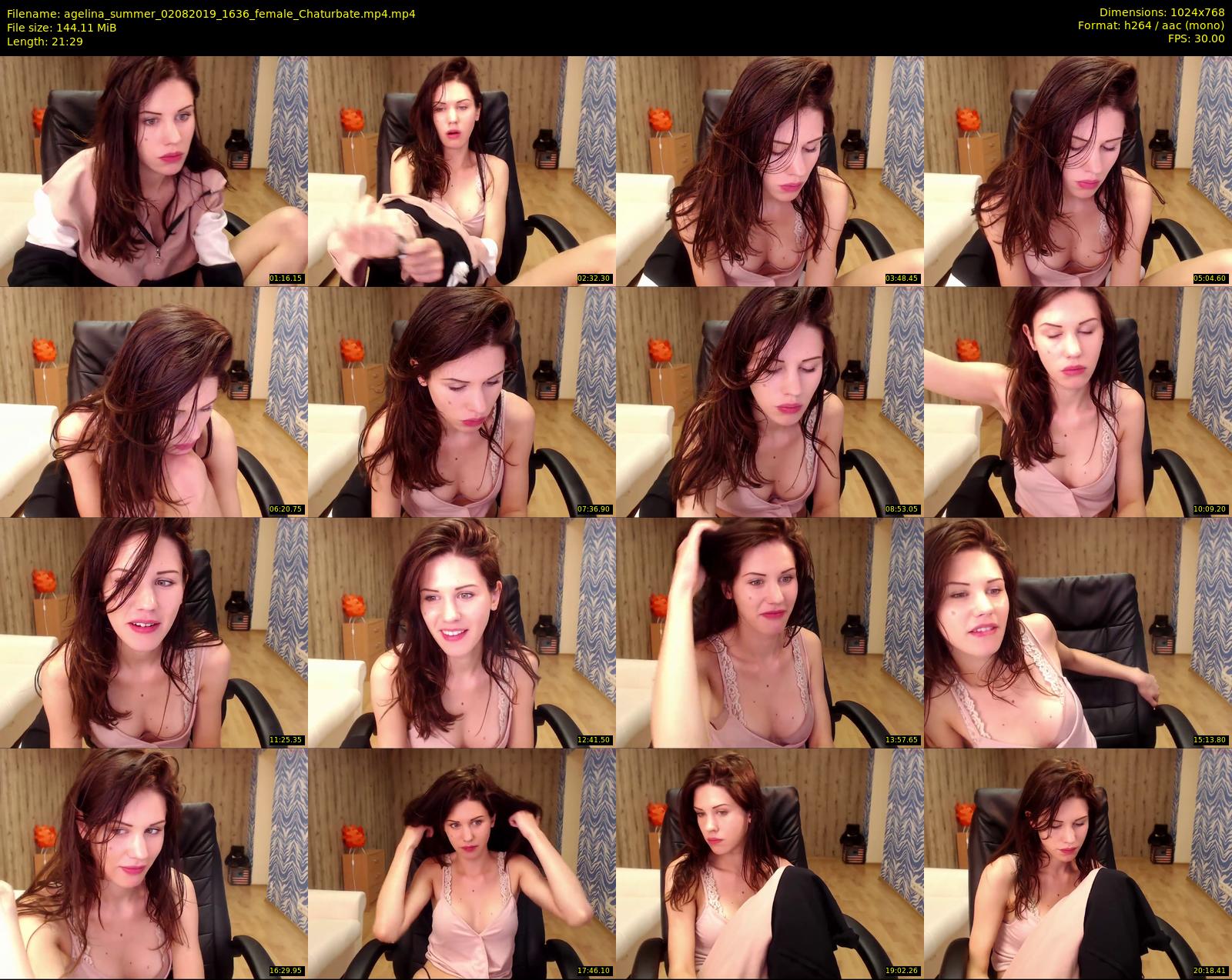 agelina_summer — 22 minute Chaturbate female cam show recording, 720p, Aug 2, 2019