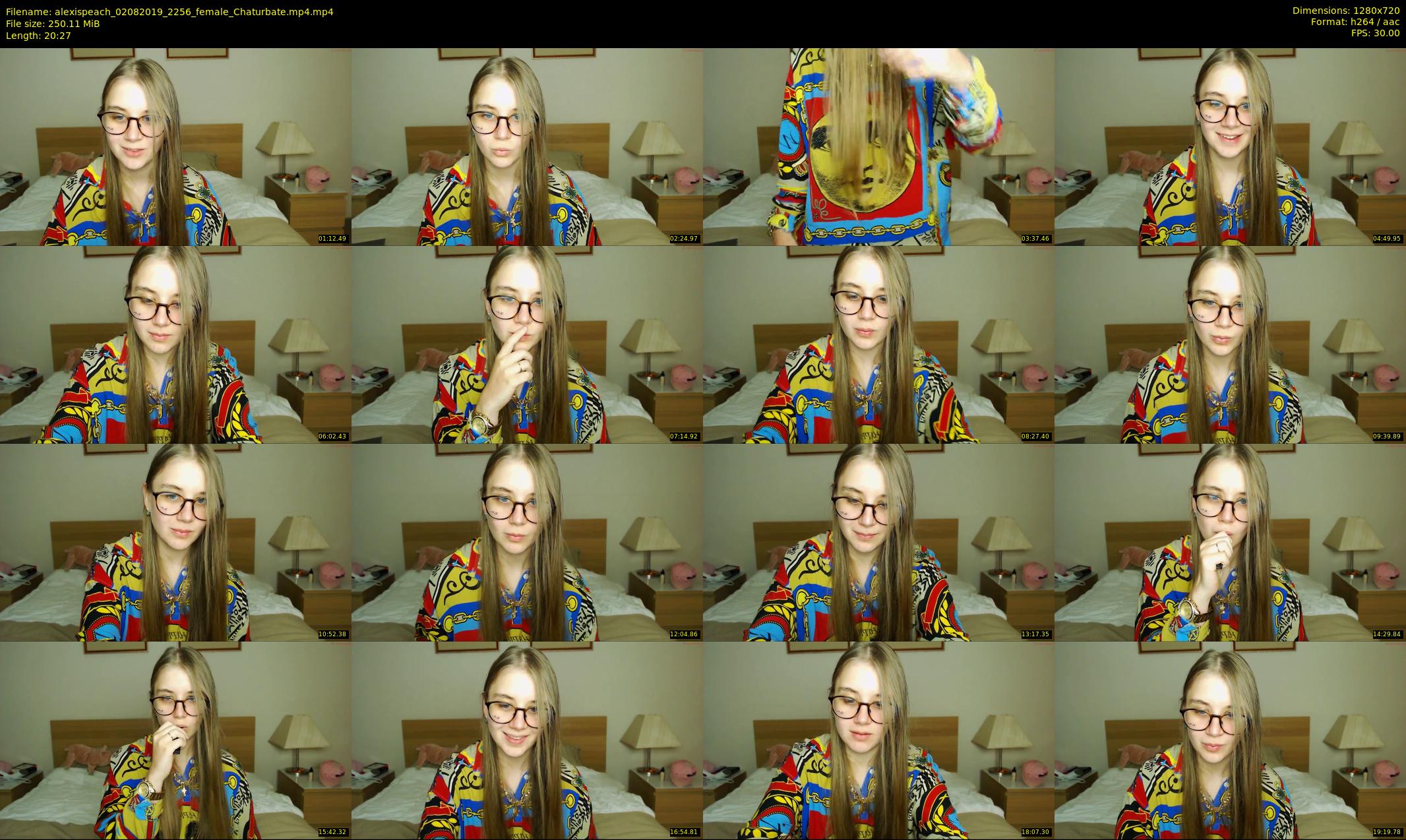 alexispeach — 21 minute Chaturbate female cam show recording, 720p, Aug 2, 2019