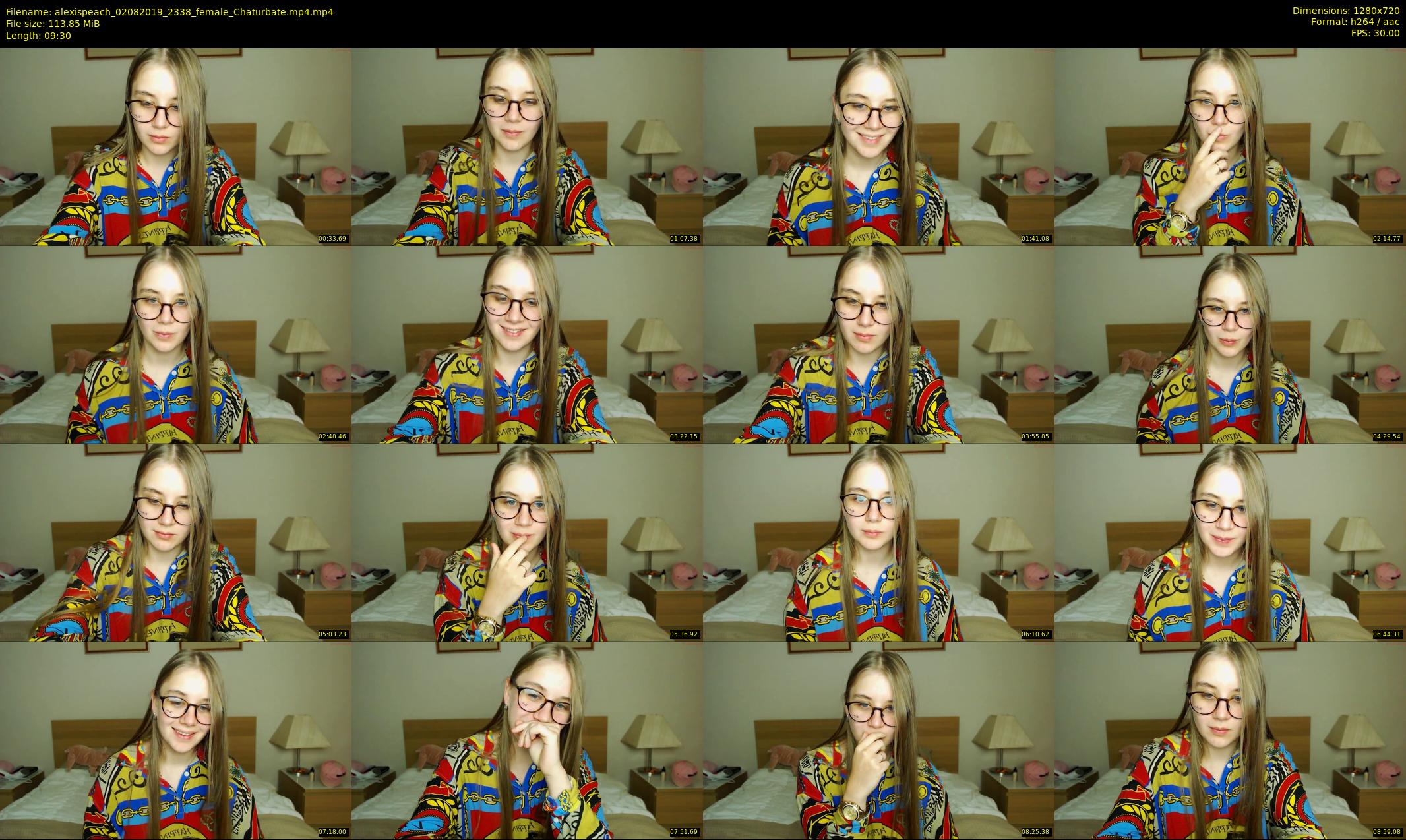 alexispeach — 10 minute Chaturbate female cam show recording, 720p, Aug 2, 2019