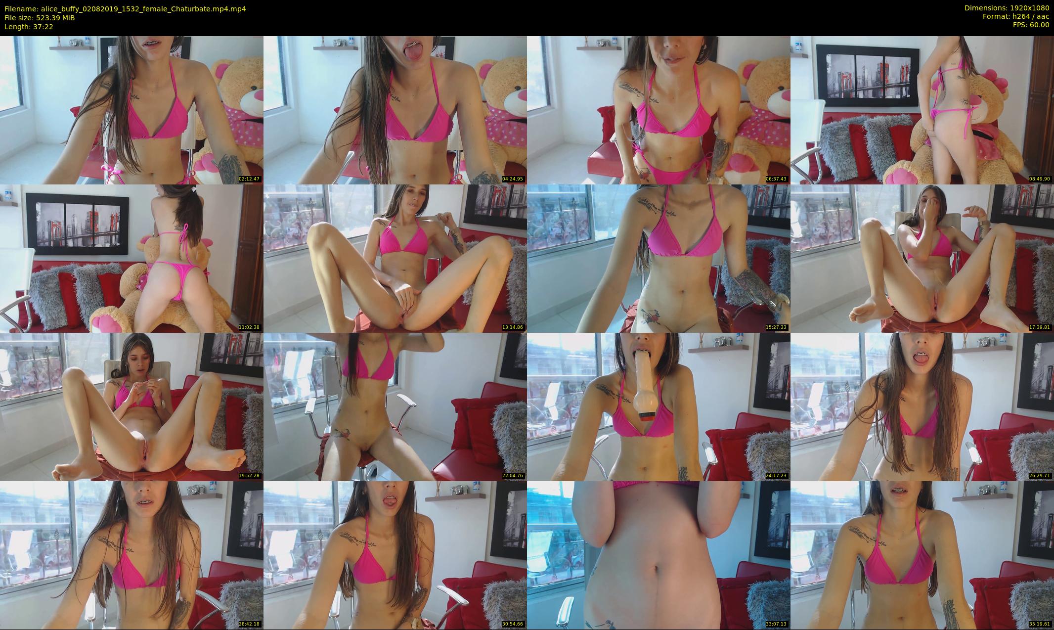alice_buffy — 38 minute Chaturbate female cam show recording, 1080p, Aug 2, 2019