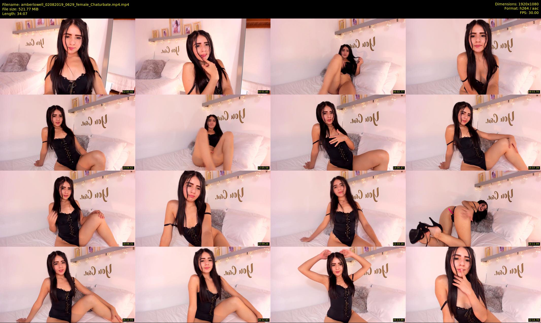 amberlowell — 35 minute Chaturbate female cam show recording, 1080p, Aug 2, 2019