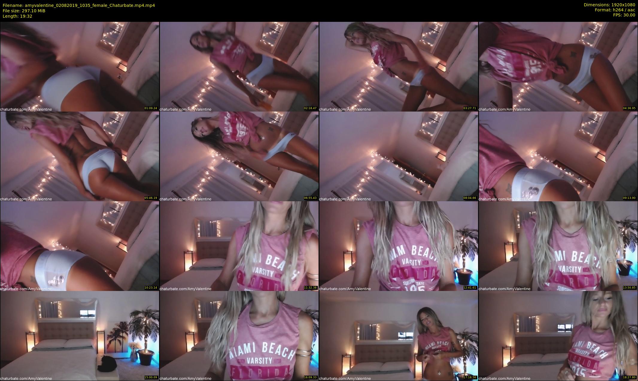 amyvalentine — 20 minute Chaturbate female cam show recording, 1080p, Aug 2, 2019