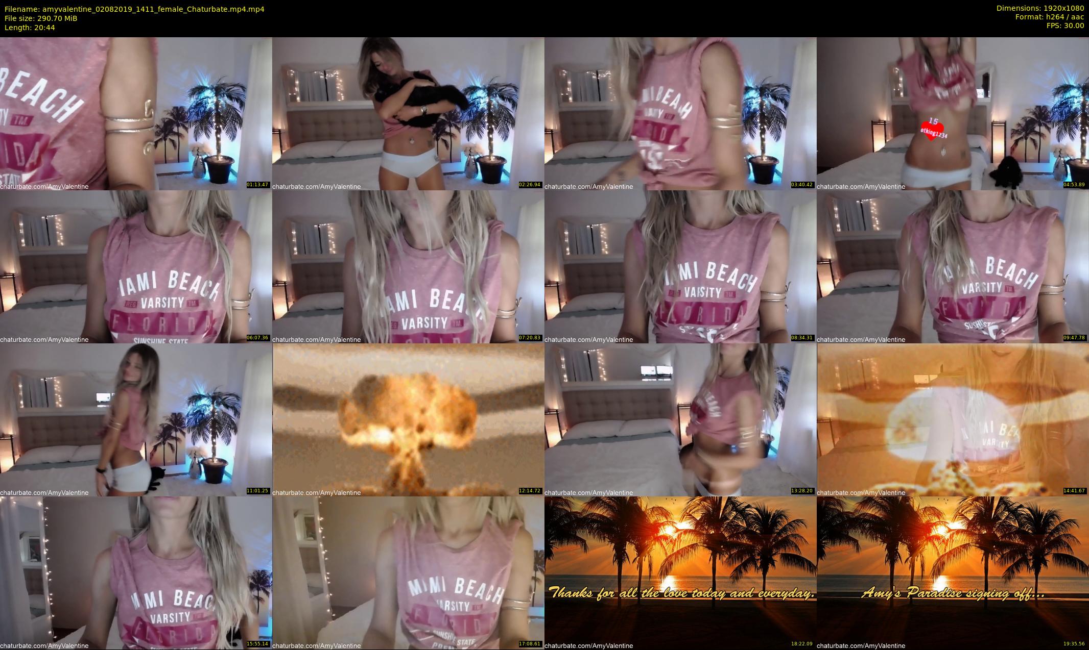 amyvalentine — 21 minute Chaturbate female cam show recording, 1080p, Aug 2, 2019