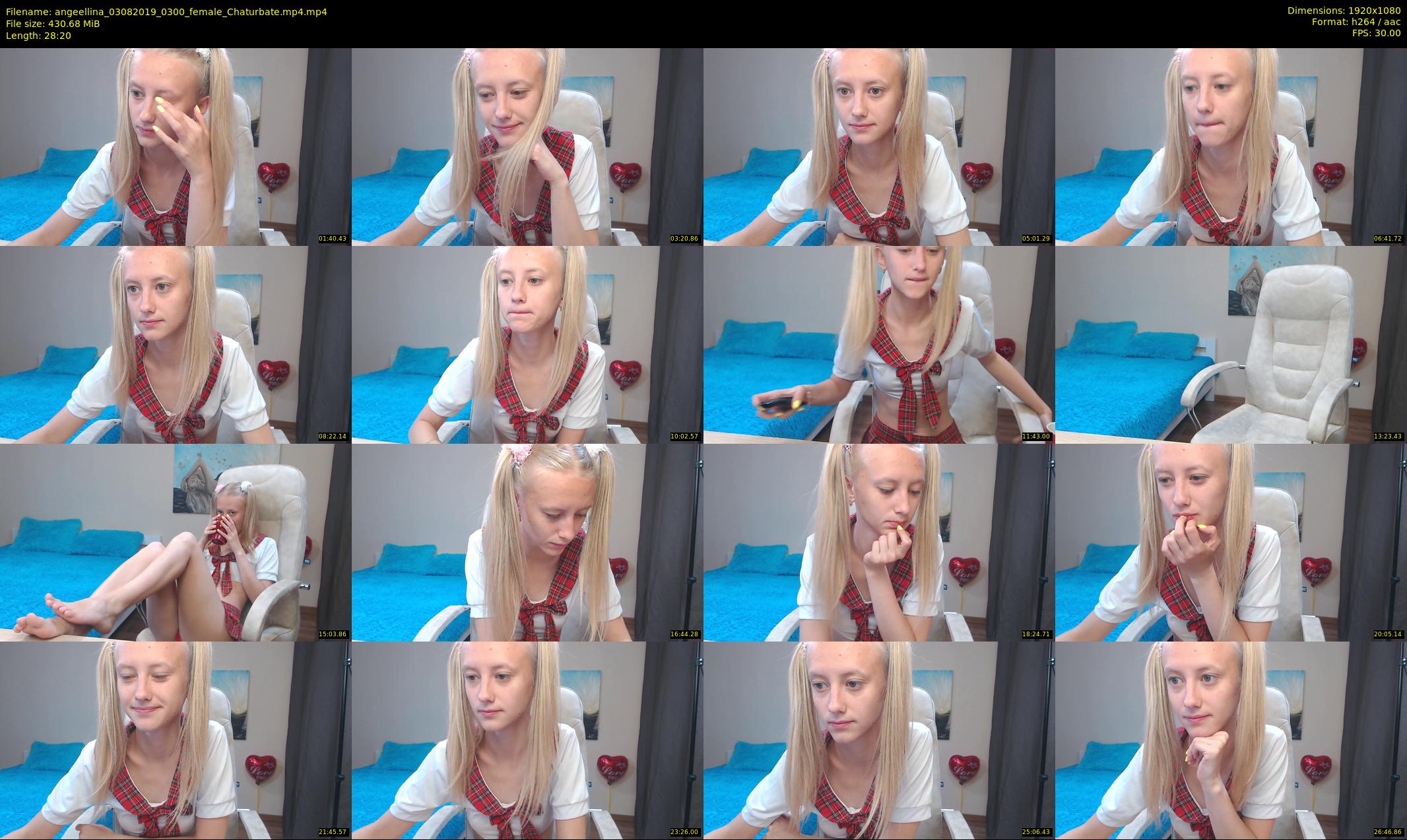 angeellina — 29 minute Chaturbate female cam show recording, 1080p, Aug 3, 2019
