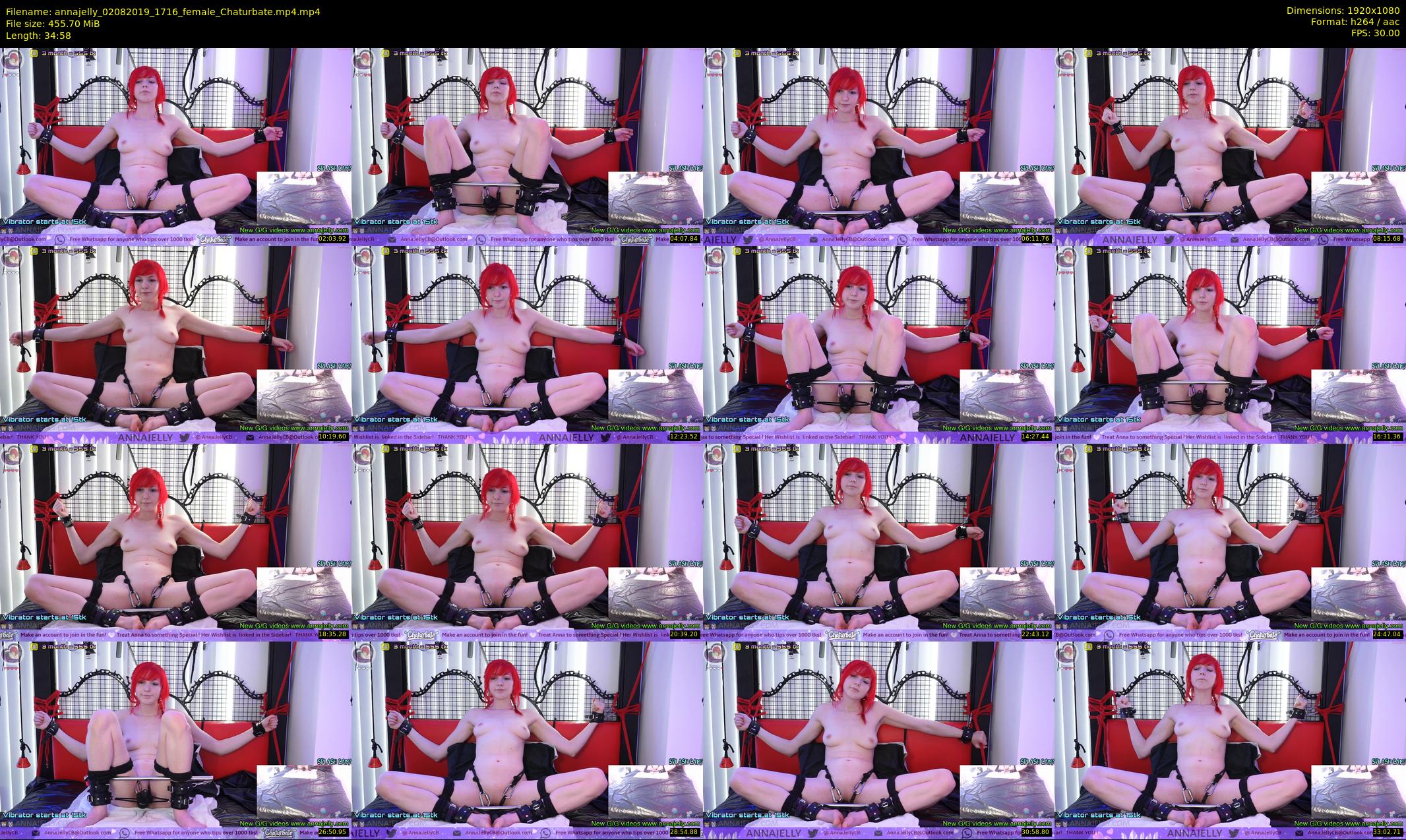 annajelly — 35 minute Chaturbate couple cam show recording, 1080p, Aug 2, 2019