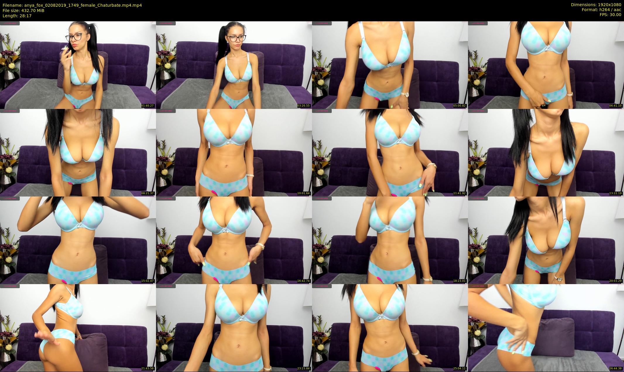 anya_fox — 29 minute Chaturbate female cam show recording, 1080p, Aug 2, 2019