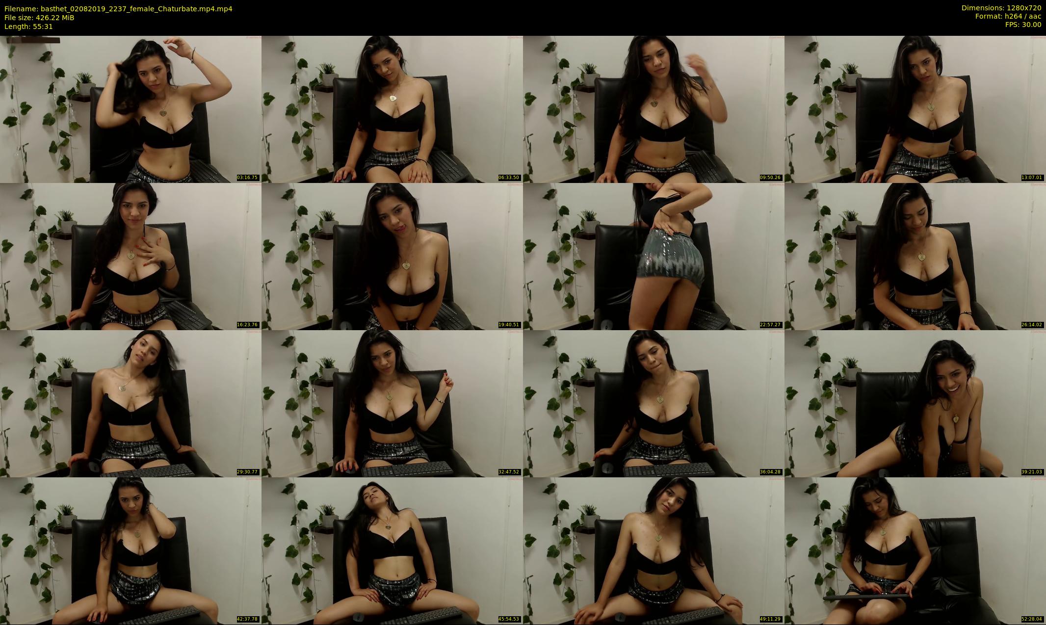 basthet — 56 minute Chaturbate female cam show recording, 720p, Aug 2, 2019