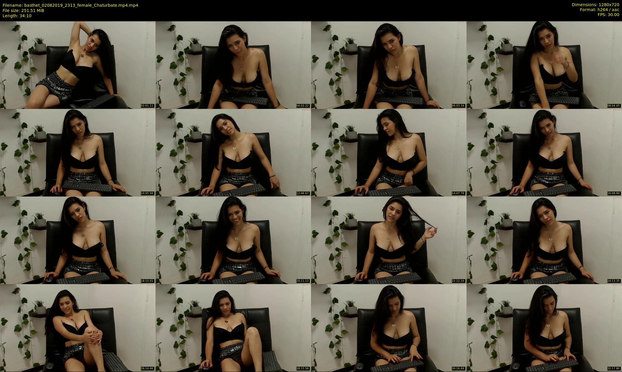 basthet — 35 minute Chaturbate female cam show recording, 720p, Aug 2, 2019