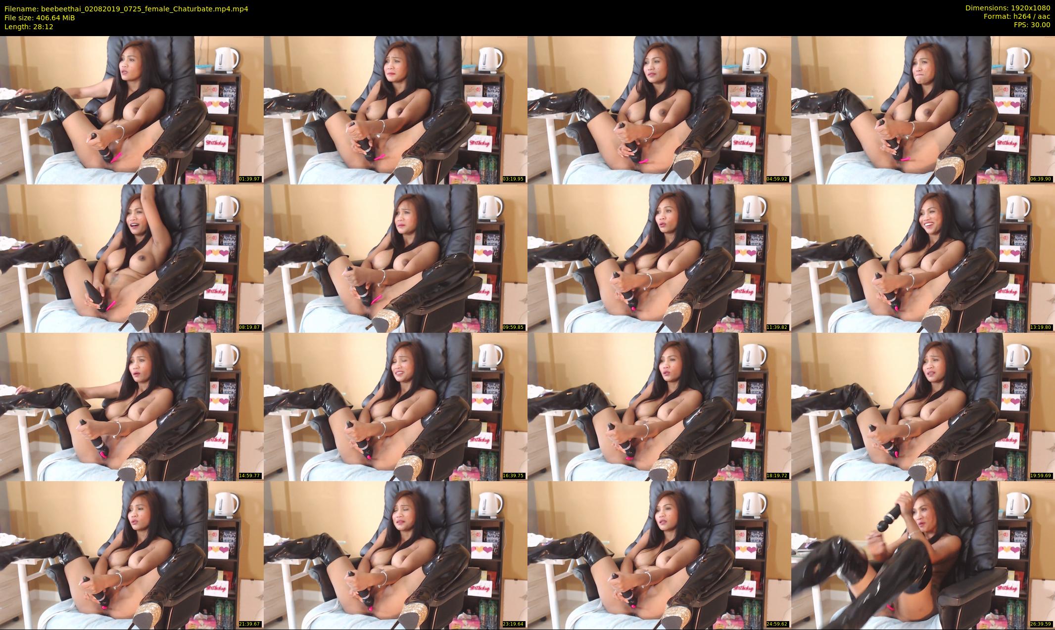 beebeethai — 29 minute Chaturbate female cam show recording, 1080p, Aug 2, 2019