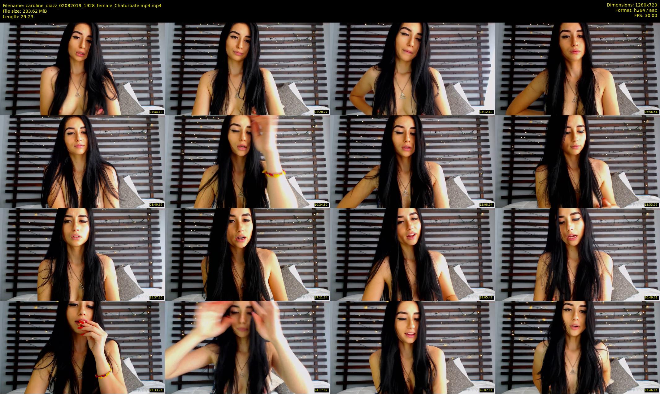 caroline_diazz — 30 minute Chaturbate female cam show recording, 720p, Aug 2, 2019