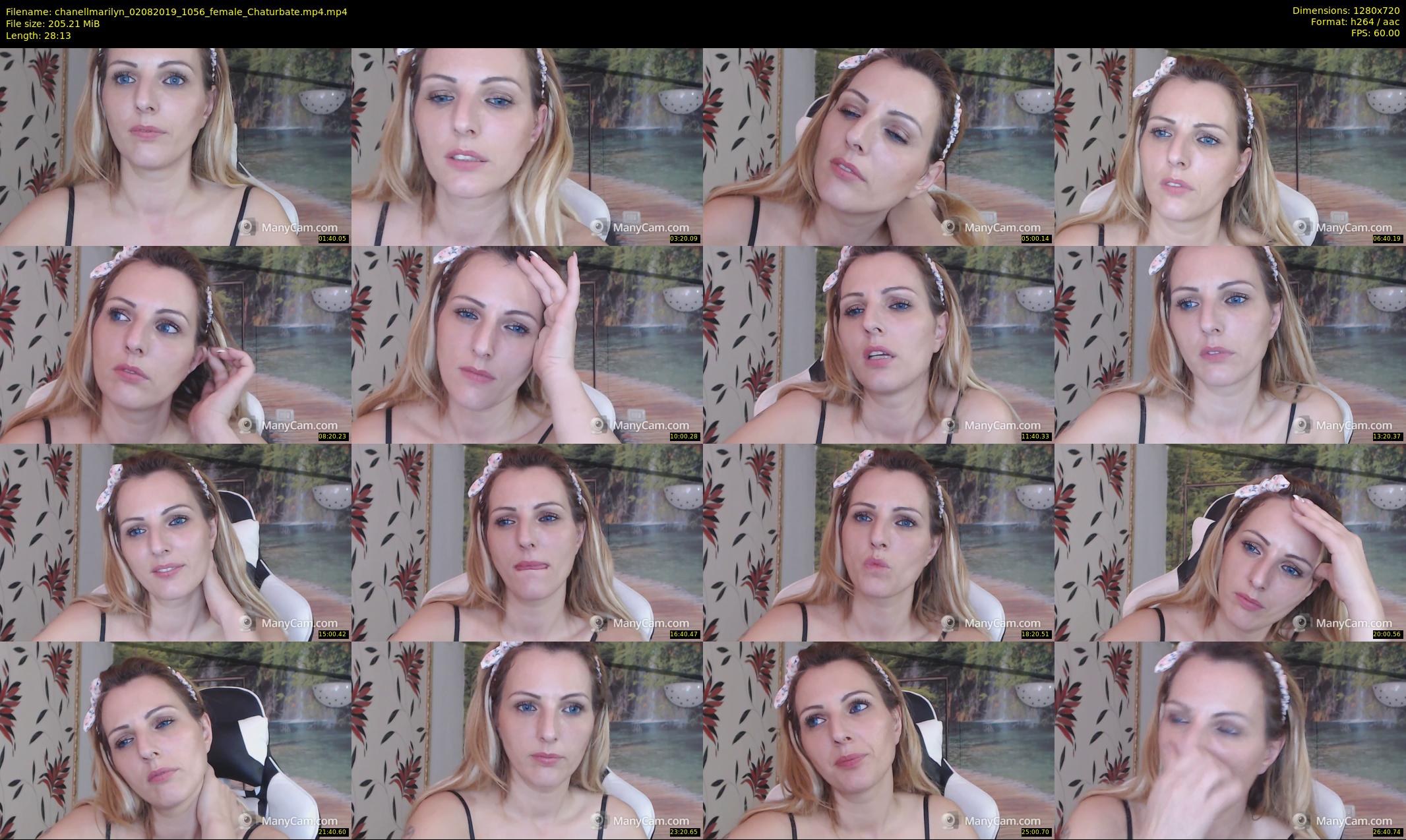 chanellmarilyn — 29 minute Chaturbate female cam show recording, 720p, Aug 2, 2019