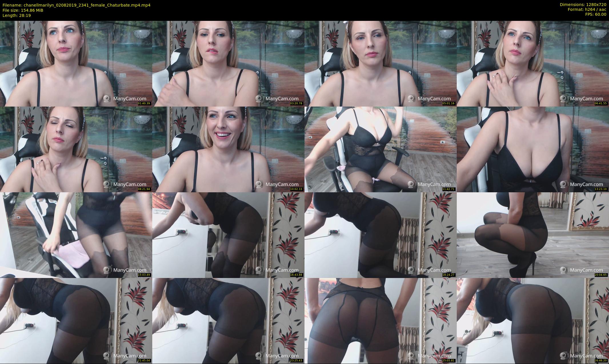 chanellmarilyn — 29 minute Chaturbate female cam show recording, 720p, Aug 2, 2019
