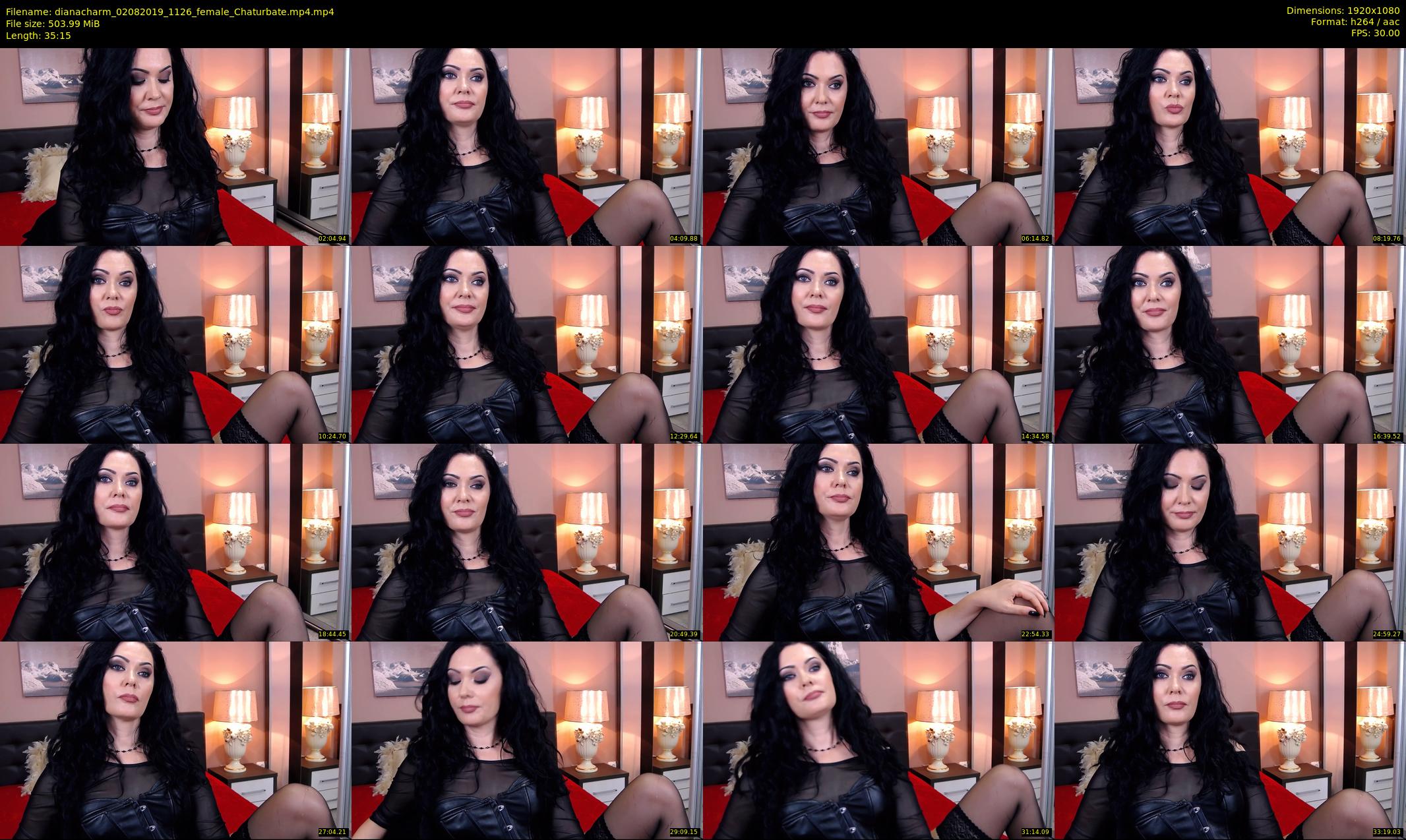 dianacharm — 36 minute Chaturbate female cam show recording, 1080p, Aug 2, 2019