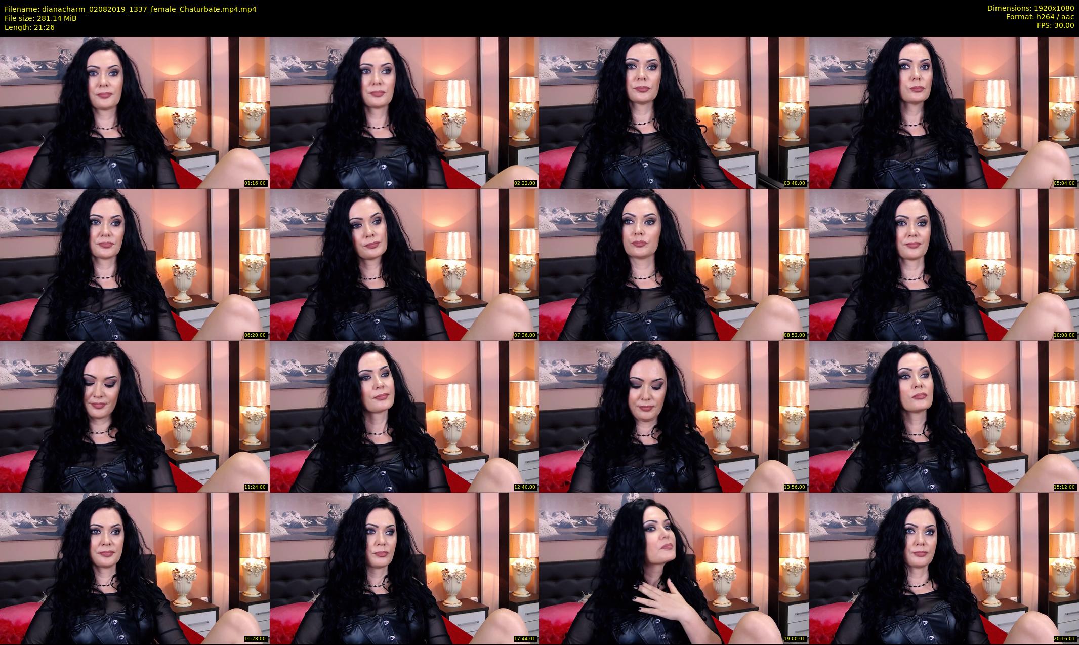 dianacharm — 22 minute Chaturbate female cam show recording, 1080p, Aug 2, 2019