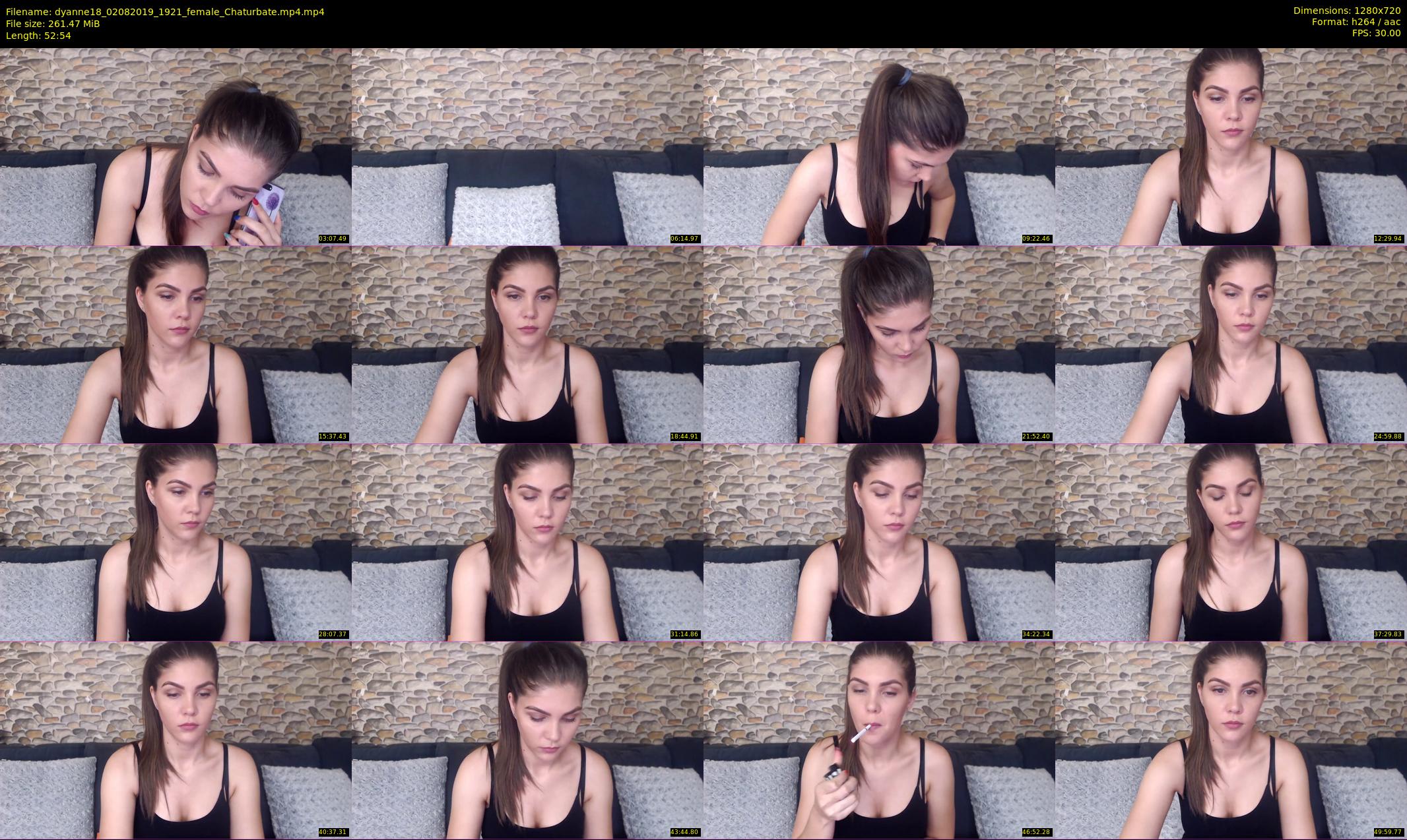 dyanne18 — 53 minute Chaturbate female cam show recording, 720p, Aug 2, 2019