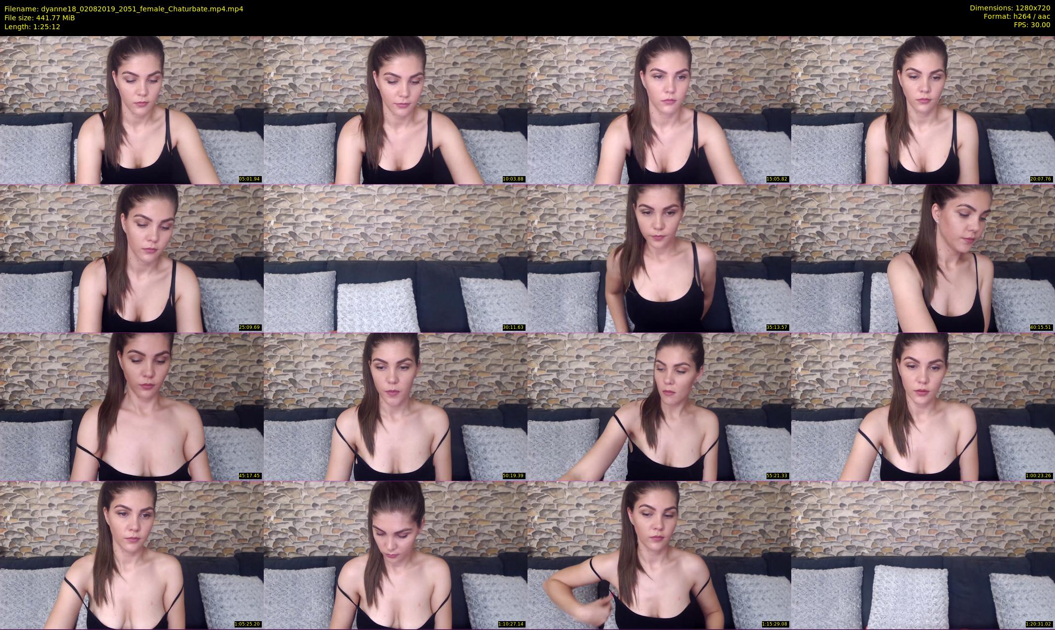 dyanne18 — 86 minute Chaturbate female cam show recording, 720p, Aug 2, 2019