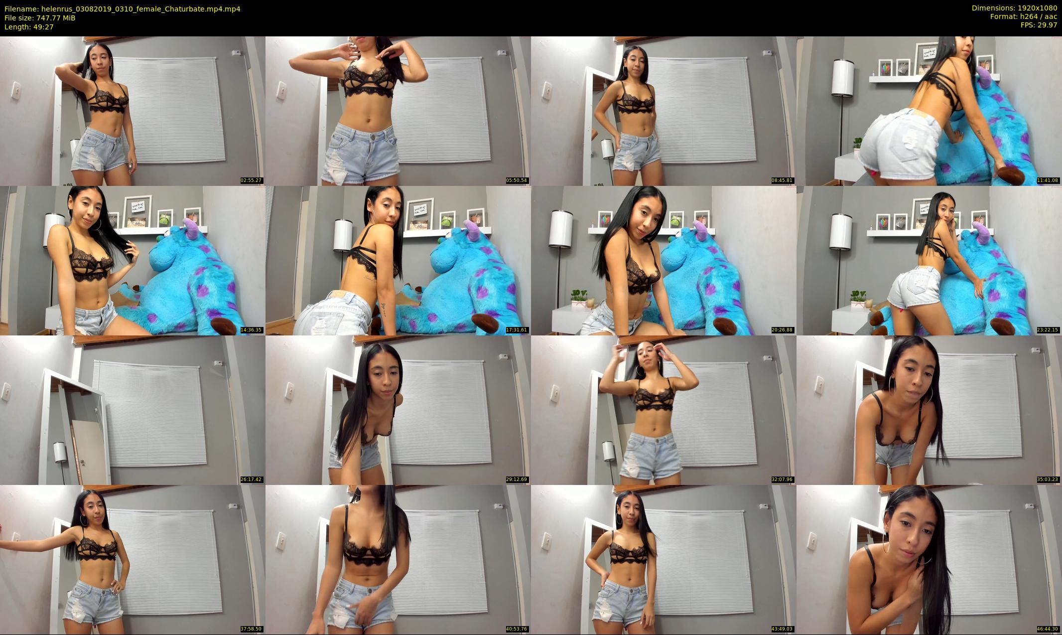 helenrus — 50 minute Chaturbate female cam show recording, 1080p, Aug 3, 2019