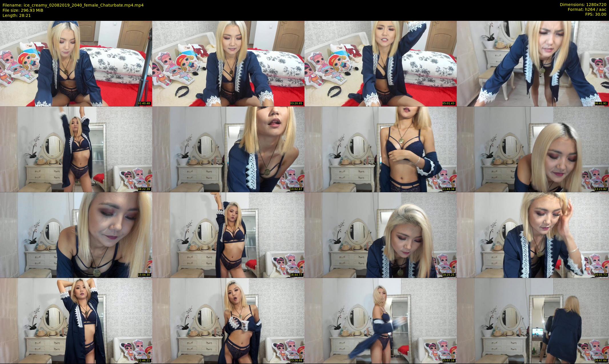ice_creamy — 29 minute Chaturbate female cam show recording, 720p, Aug 2, 2019