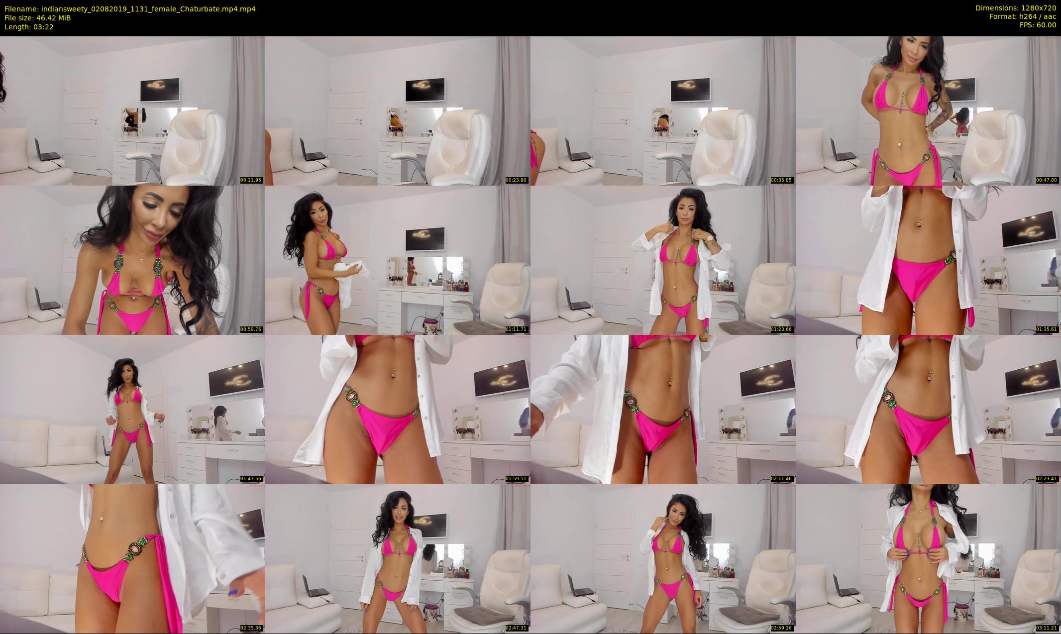 indiansweety — 4 minute Chaturbate female cam show recording, 720p, Aug 2, 2019