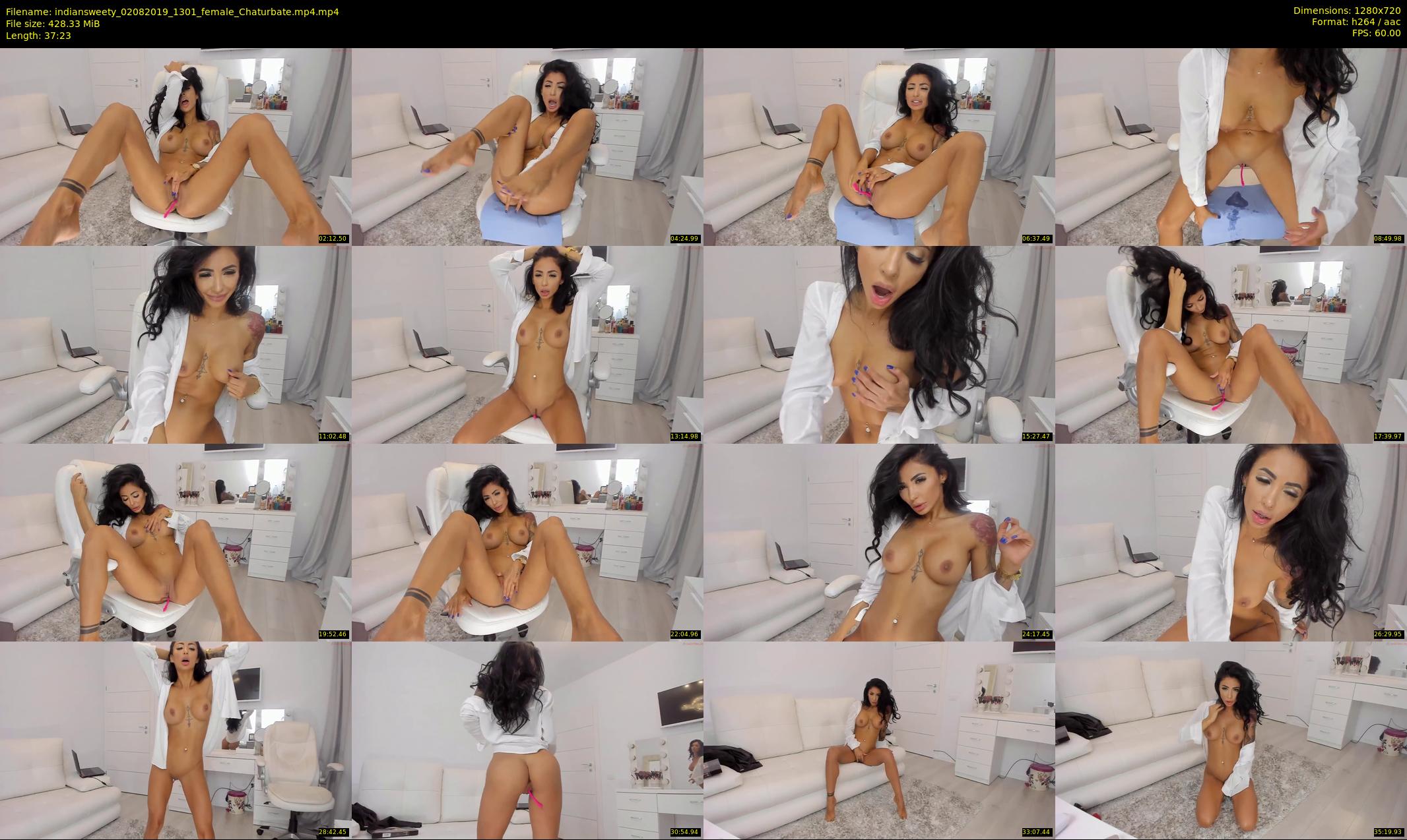 indiansweety — 38 minute Chaturbate female cam show recording, 720p, Aug 2, 2019