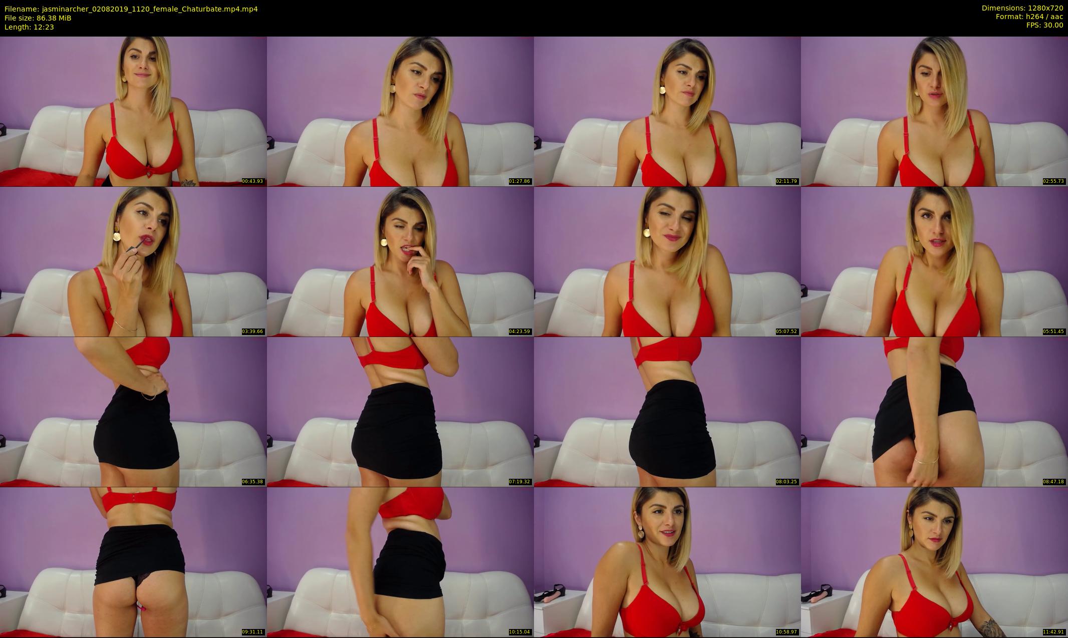 jasminarcher — 13 minute Chaturbate female cam show recording, 720p, Aug 2, 2019