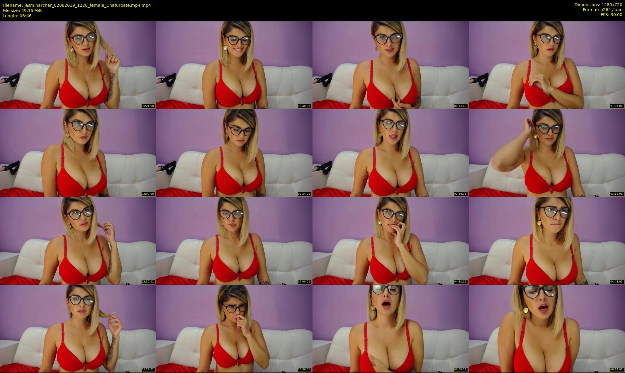 jasminarcher — 7 minute Chaturbate female cam show recording, 720p, Aug 2, 2019