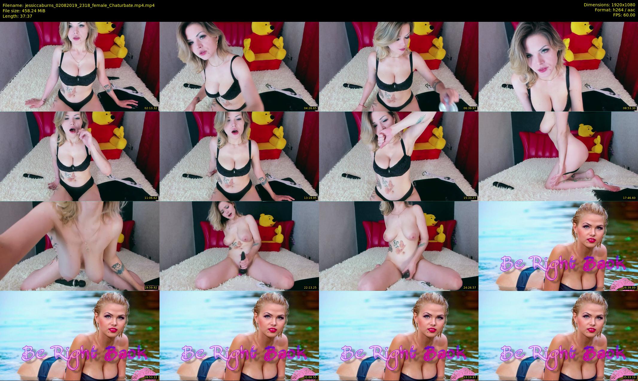 jessiccaburns — 38 minute Chaturbate female cam show recording, 1080p, Aug 2, 2019