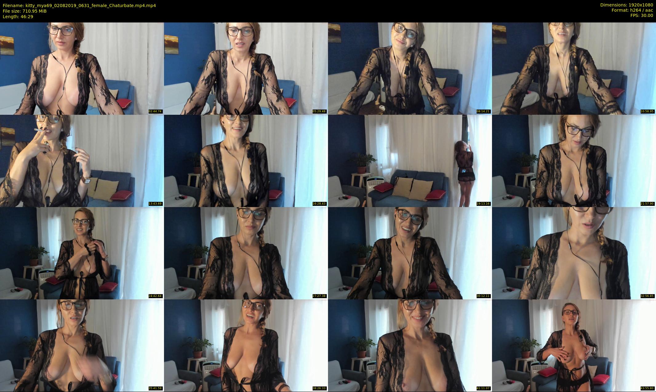 kitty_mya69 — 47 minute Chaturbate female cam show recording, 1080p, Aug 2, 2019