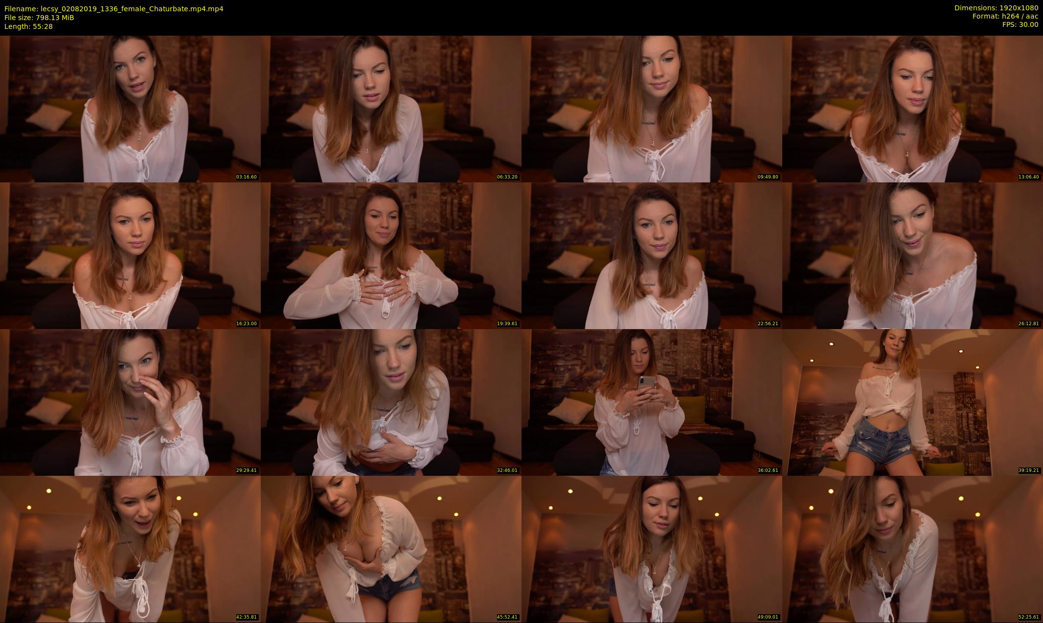 lecsy — 56 minute Chaturbate female cam show recording, 1080p, Aug 2, 2019