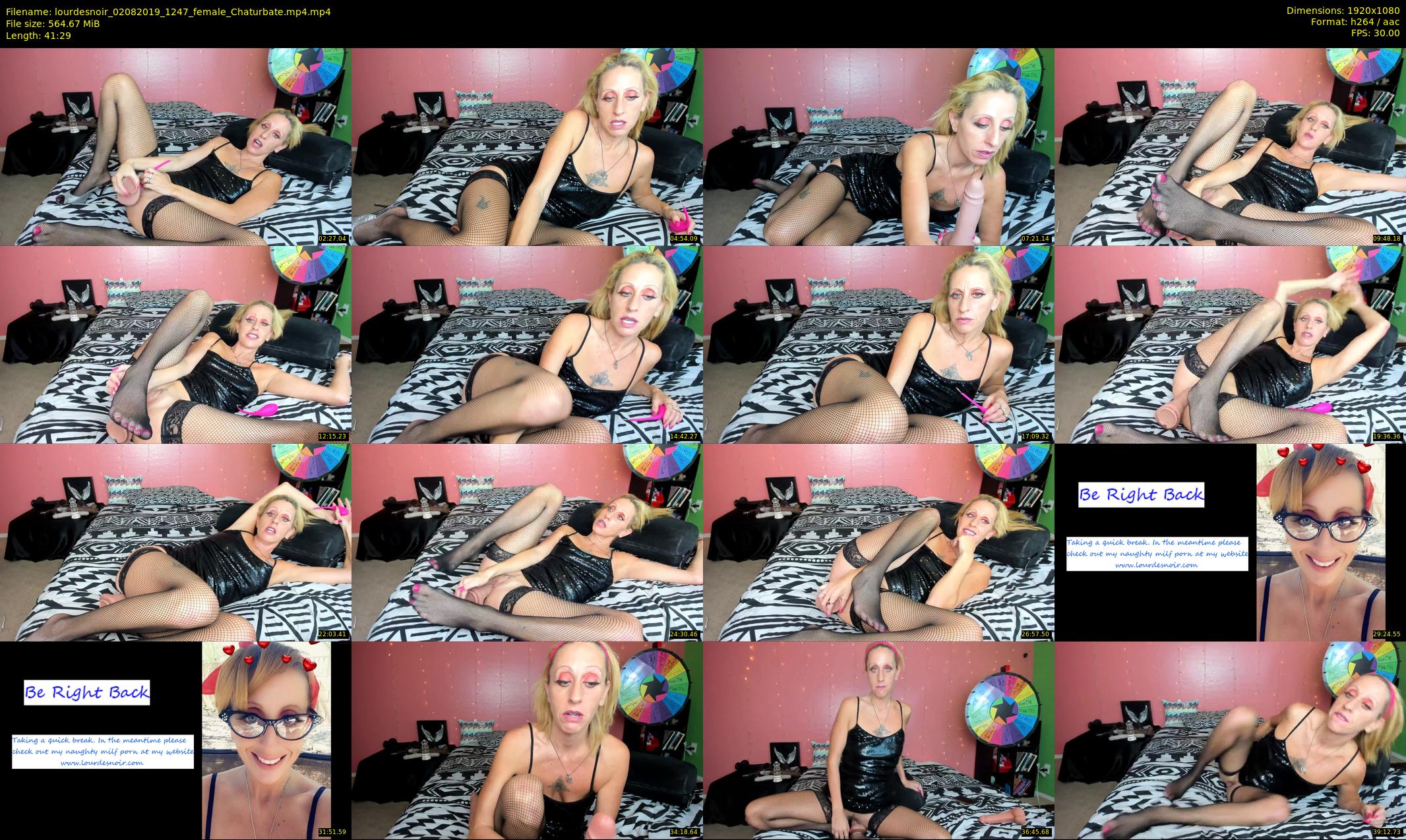 lourdesnoir — 42 minute Chaturbate female cam show recording, 1080p, Aug 2, 2019