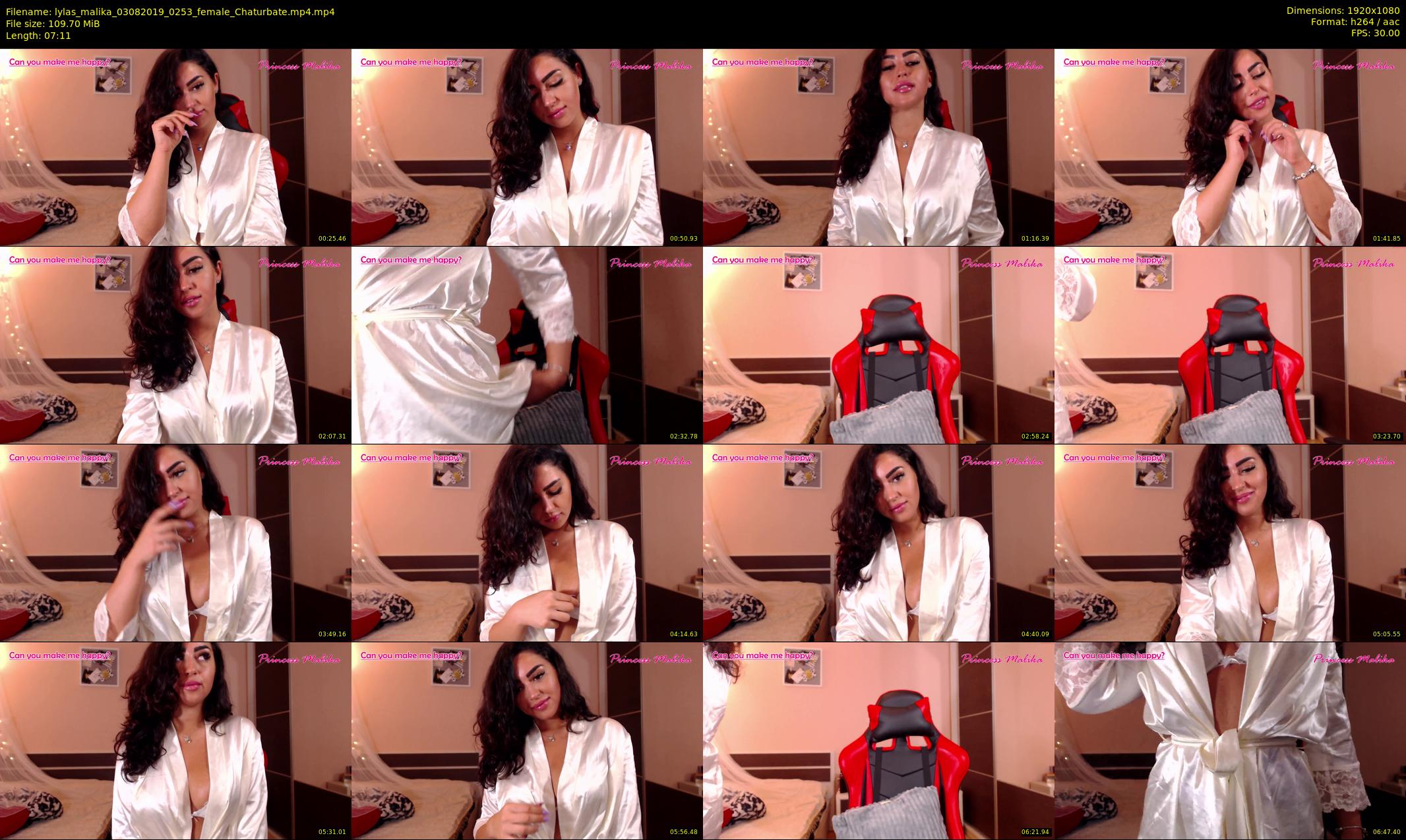 lylas_malika — 8 minute Chaturbate female cam show recording, 1080p, Aug 3, 2019