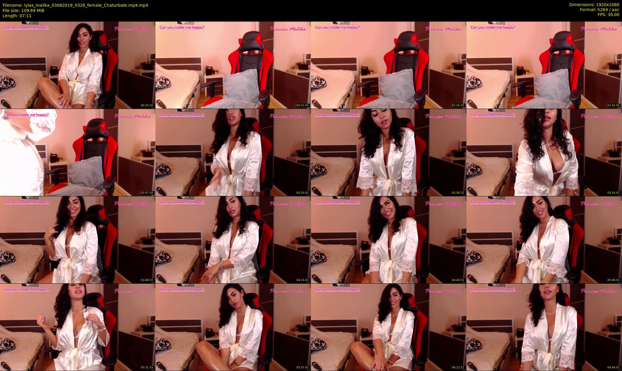 lylas_malika — 8 minute Chaturbate female cam show recording, 1080p, Aug 3, 2019