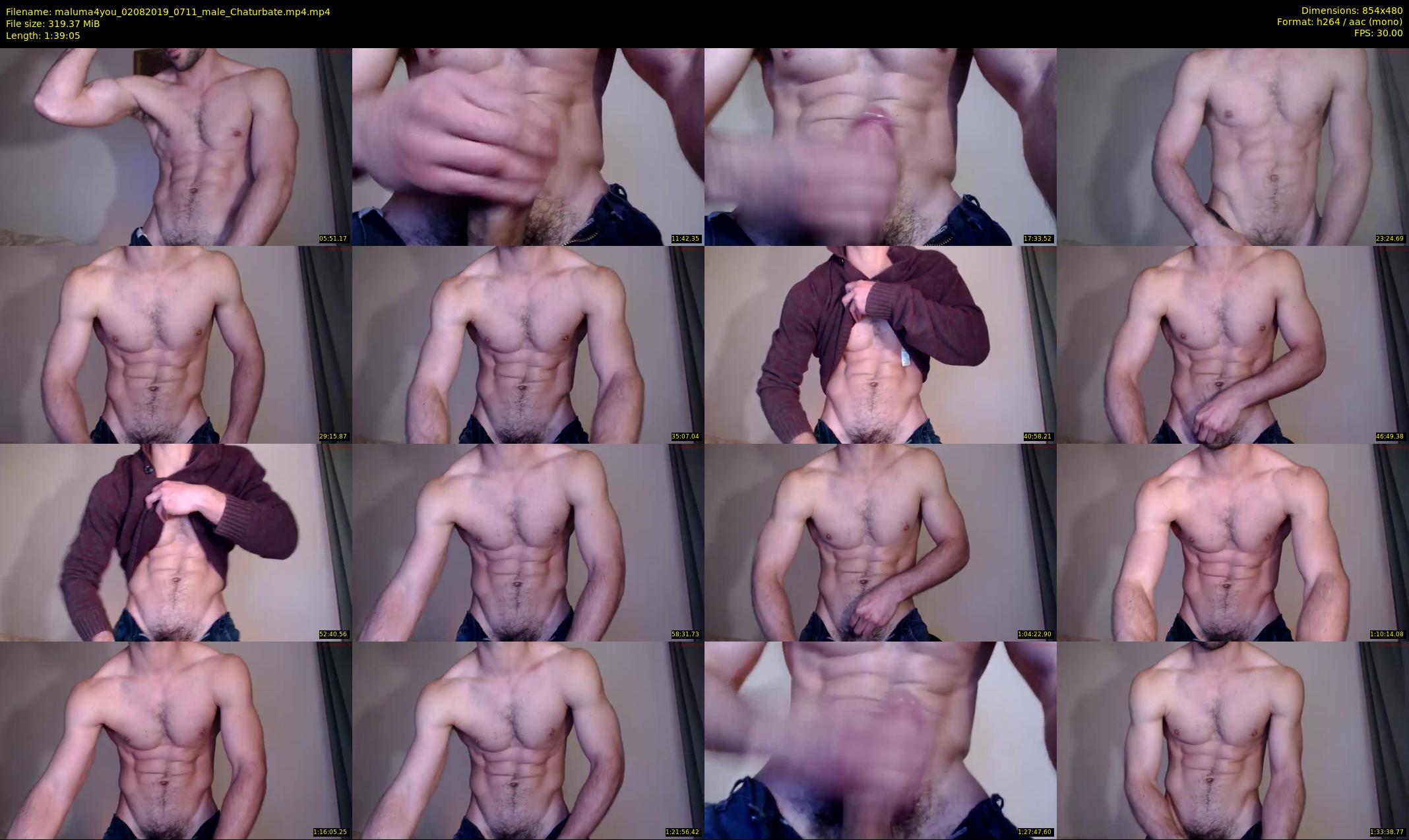 maluma4you — 100 minute Chaturbate male cam show recording, 480p, Aug 2, 2019