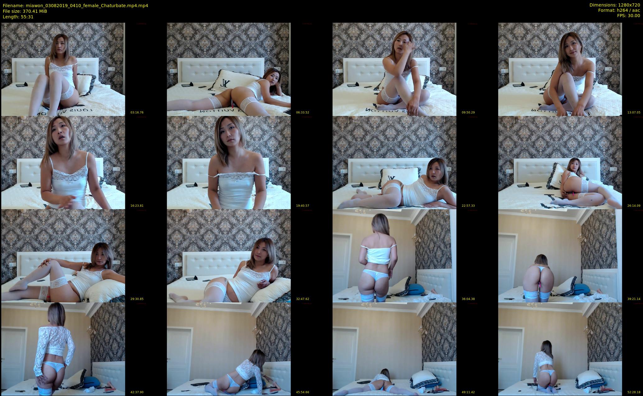 miawon — 56 minute Chaturbate female cam show recording, 720p, Aug 3, 2019