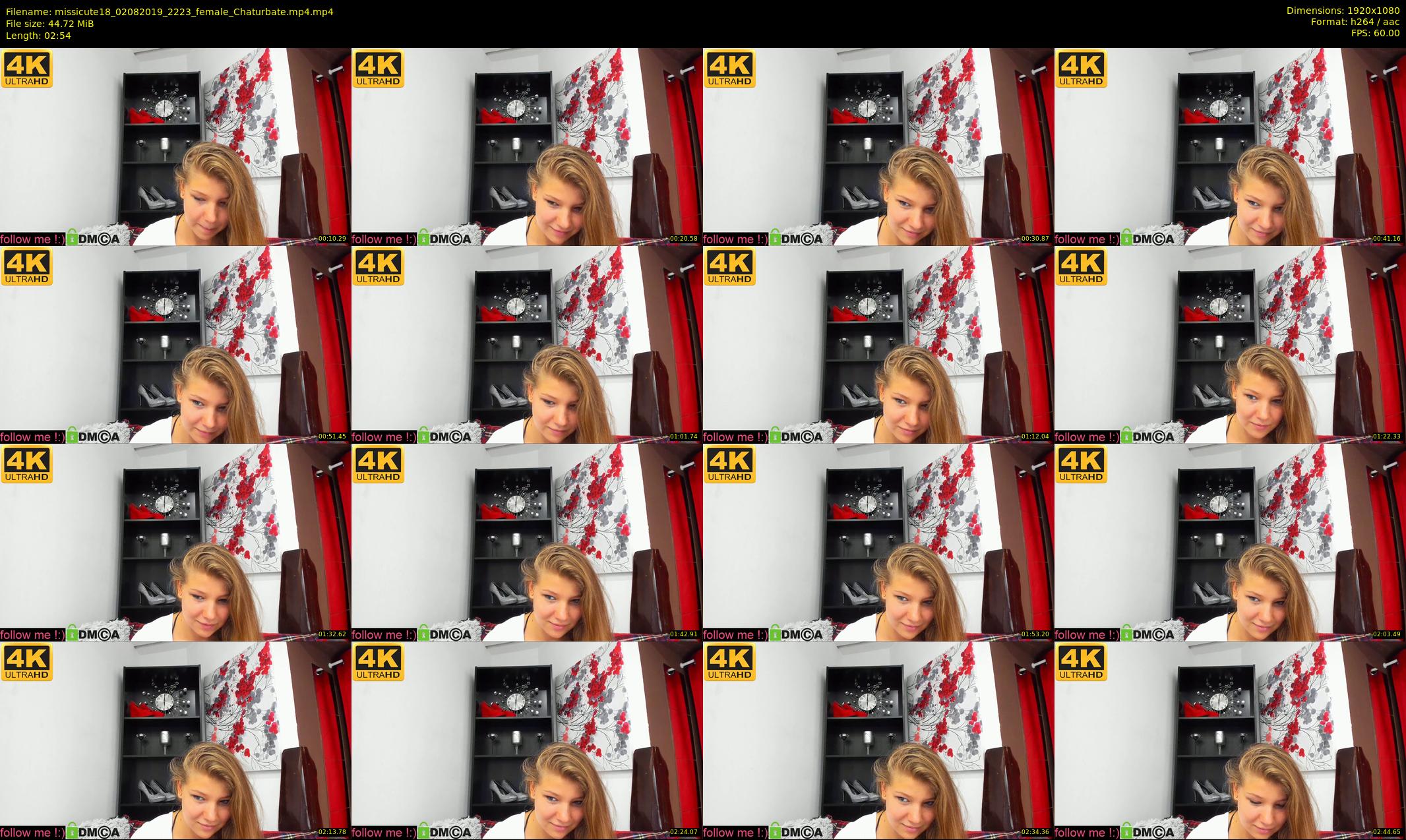 missicute18 — 3 minute Chaturbate female cam show recording, 1080p, Aug 2, 2019