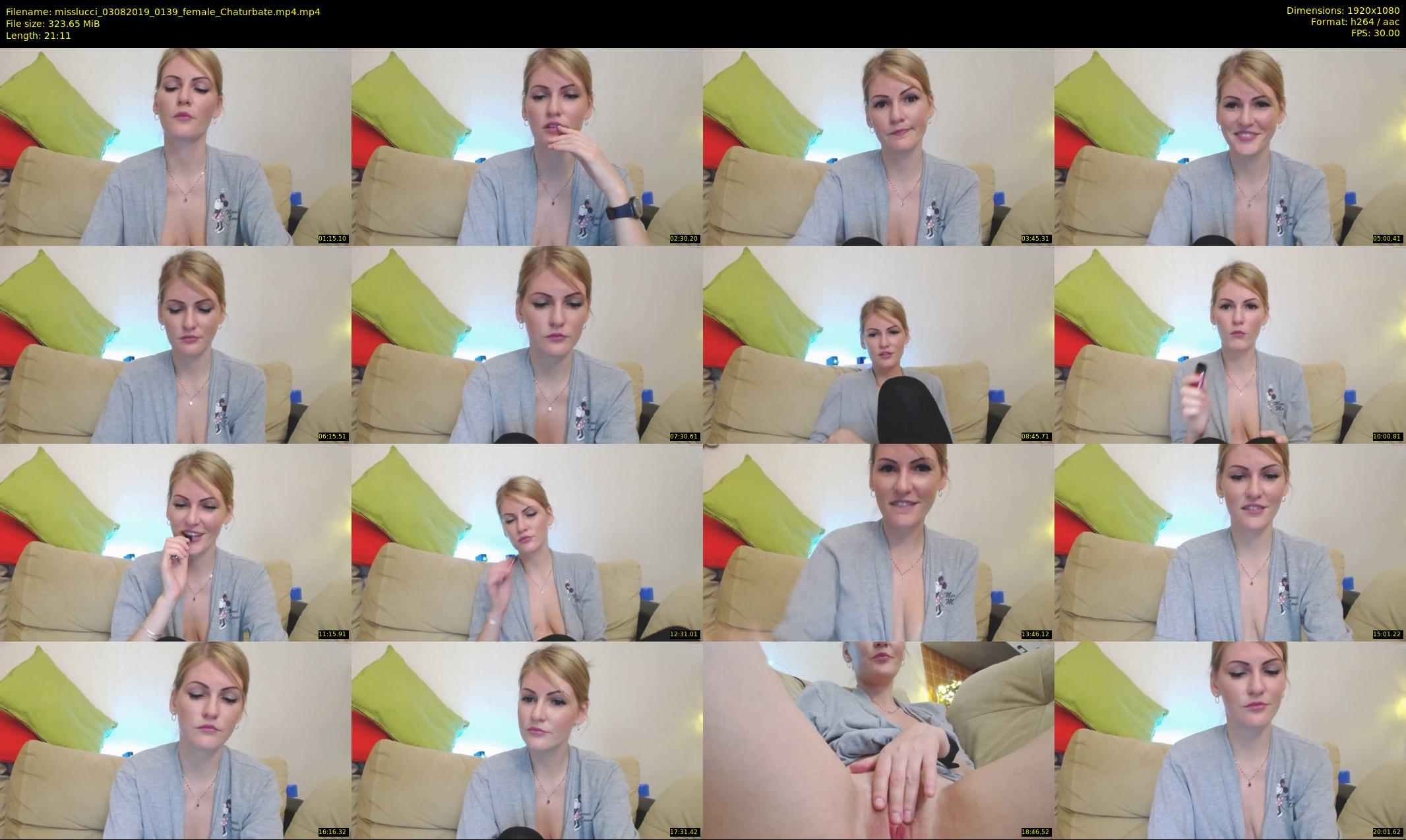 misslucci — 22 minute Chaturbate female cam show recording, 1080p, Aug 3, 2019