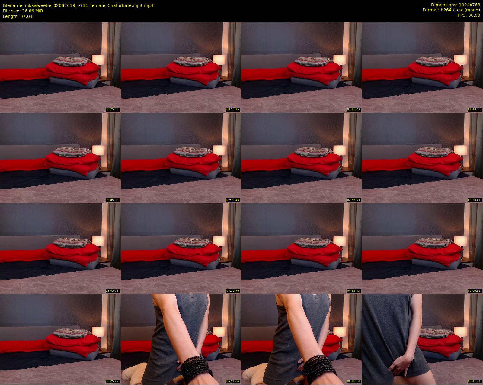 nikkisweetie — 8 minute Chaturbate female cam show recording, 720p, Aug 2, 2019