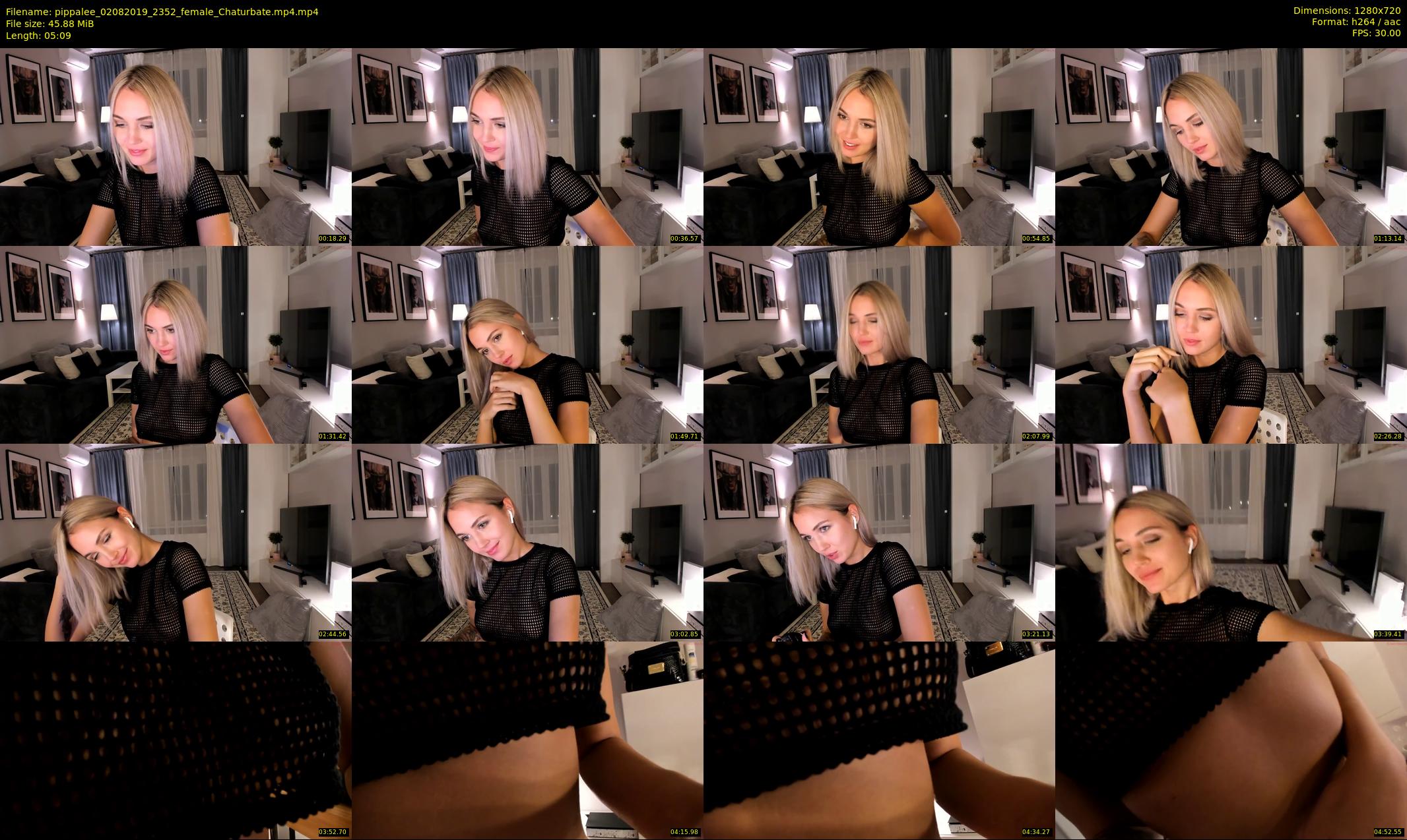pippalee — 6 minute Chaturbate female cam show recording, 720p, Aug 2, 2019