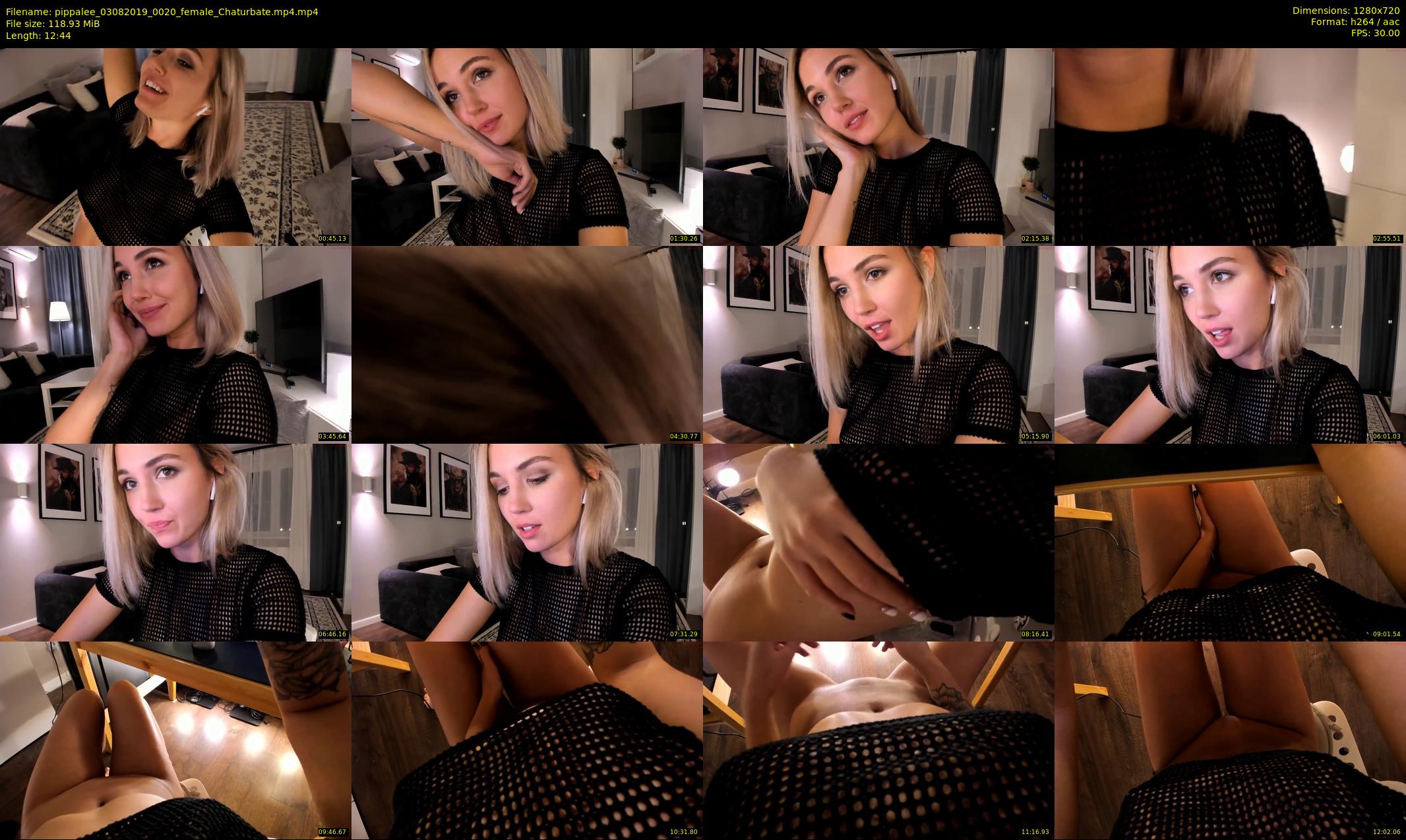 pippalee — 13 minute Chaturbate female cam show recording, 720p, Aug 3, 2019