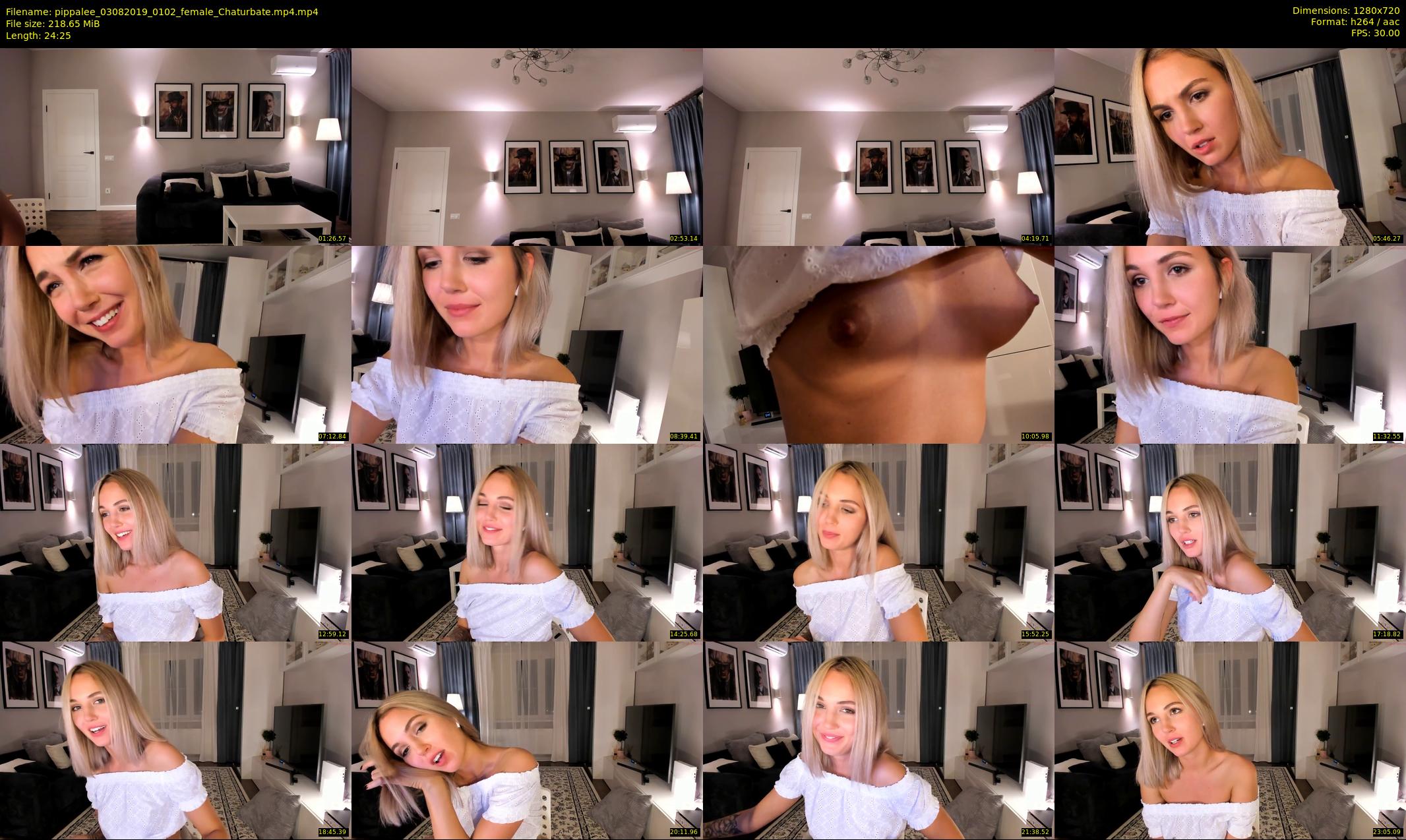 pippalee — 25 minute Chaturbate female cam show recording, 720p, Aug 3, 2019