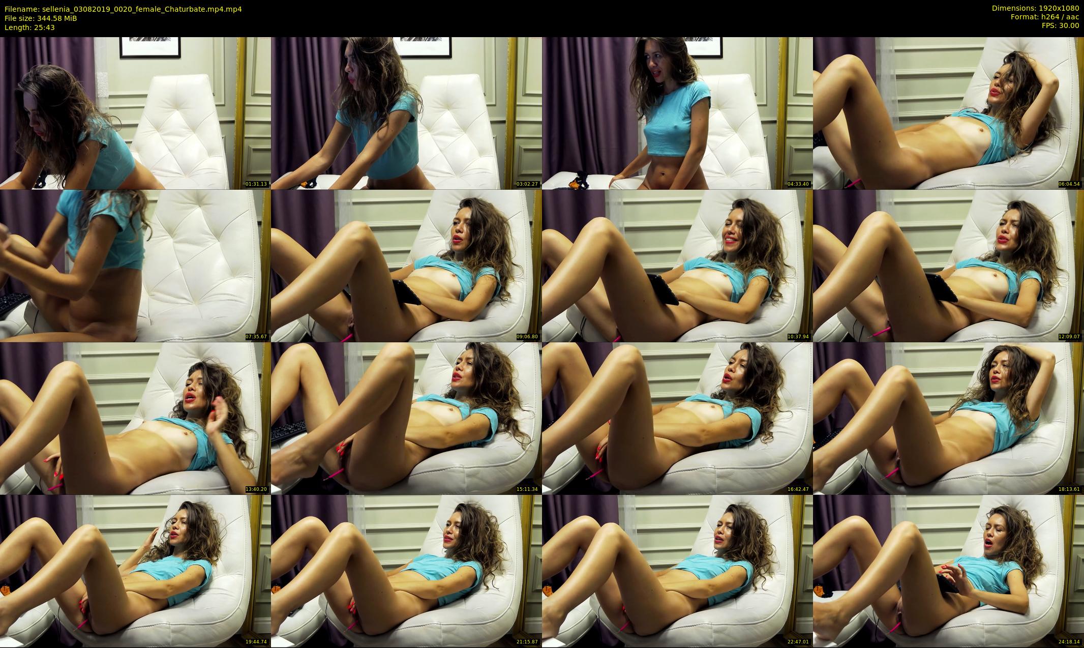 sellenia — 26 minute Chaturbate female cam show recording, 1080p, Aug 3, 2019