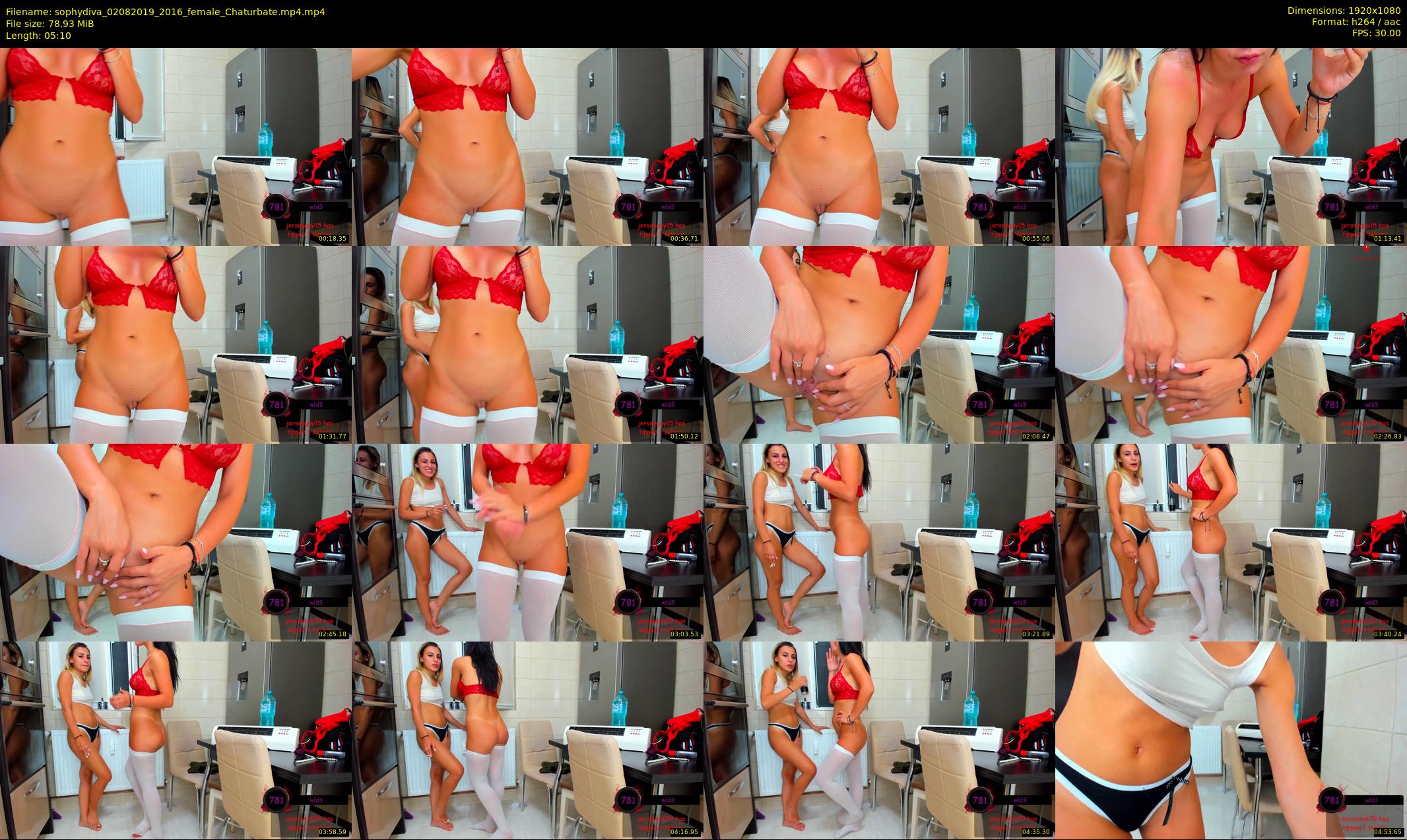 sophydiva — 6 minute Chaturbate female cam show recording, 1080p, Aug 2, 2019
