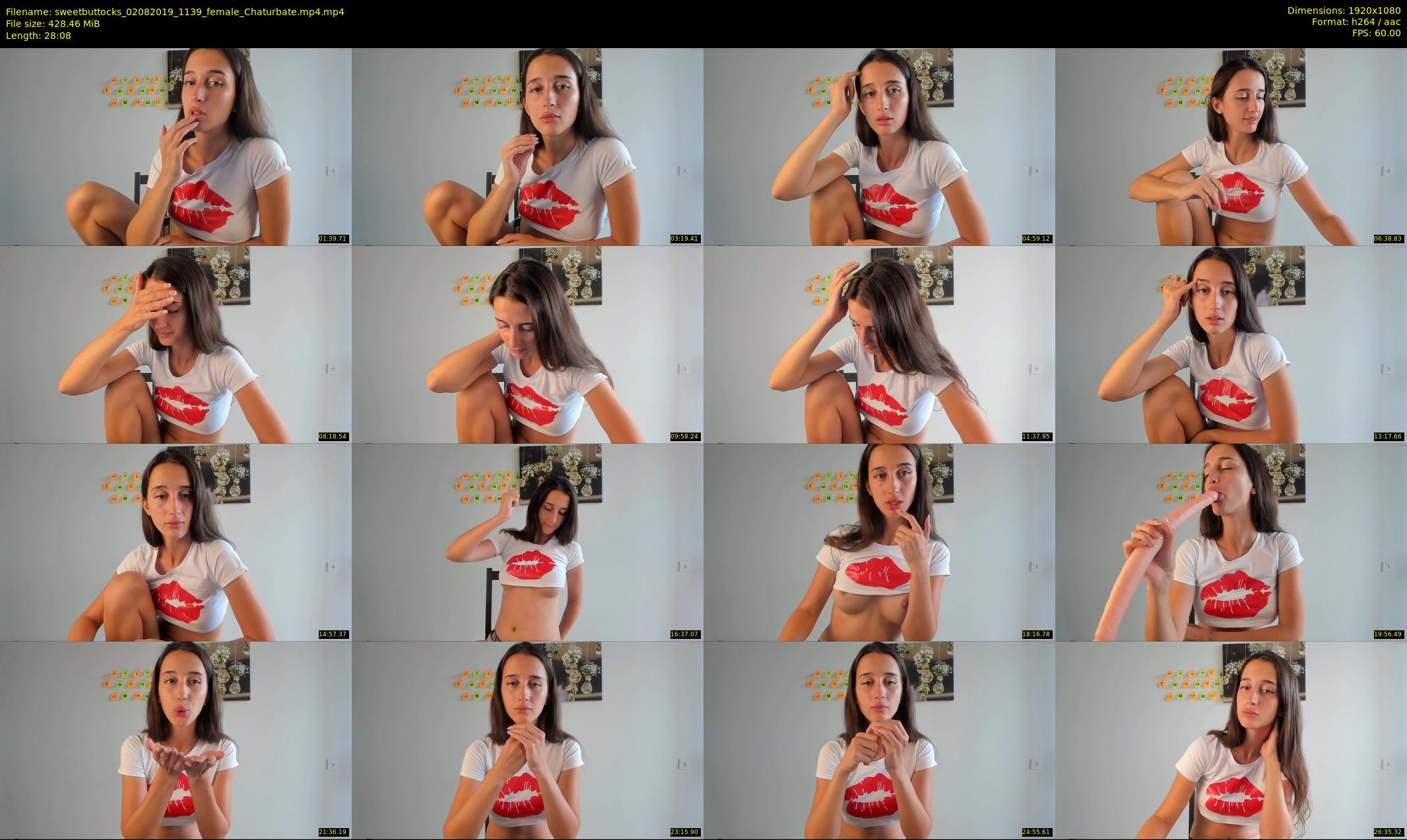 sweetbuttocks — 29 minute Chaturbate female cam show recording, 1080p, Aug 2, 2019