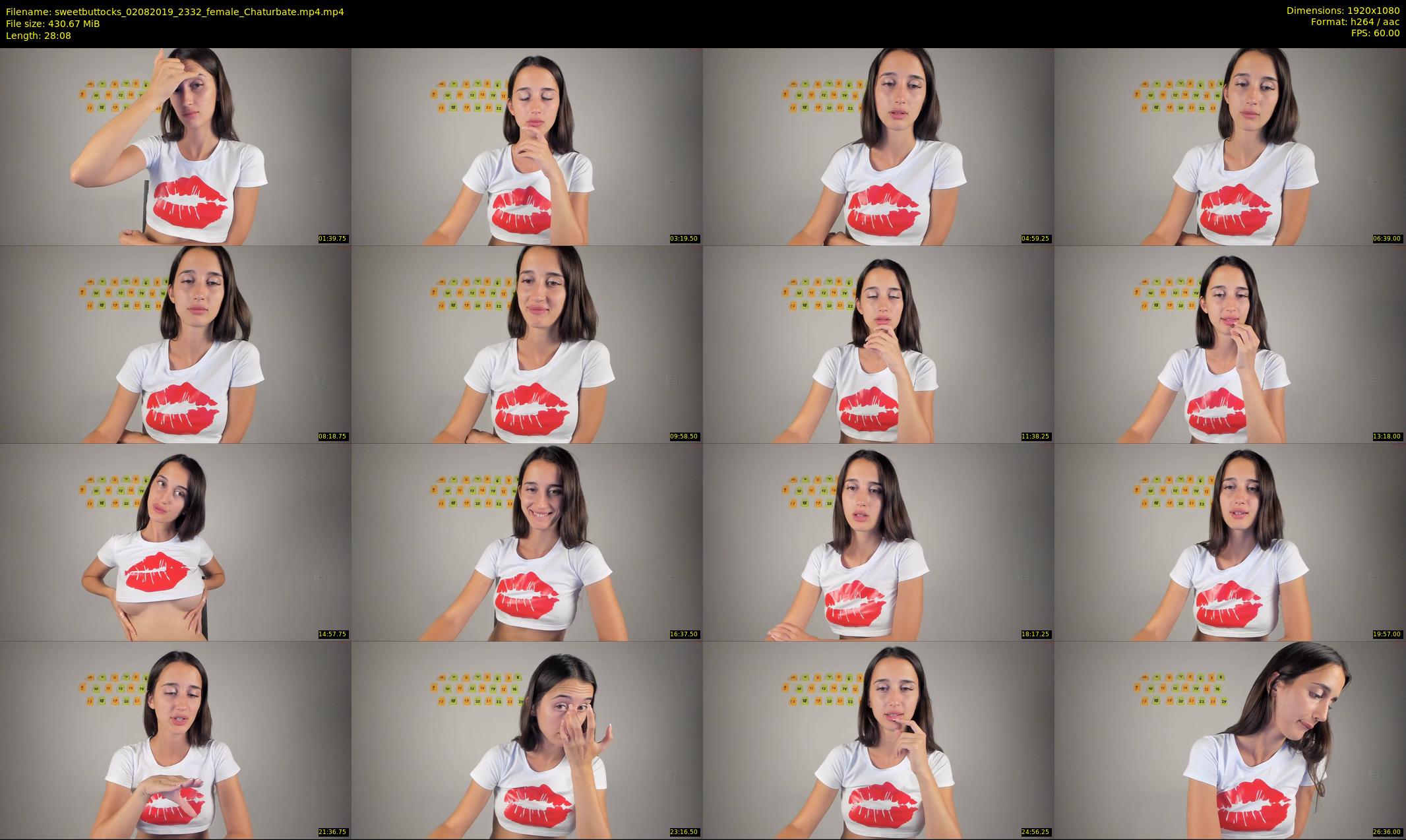 sweetbuttocks — 29 minute Chaturbate female cam show recording, 1080p, Aug 2, 2019