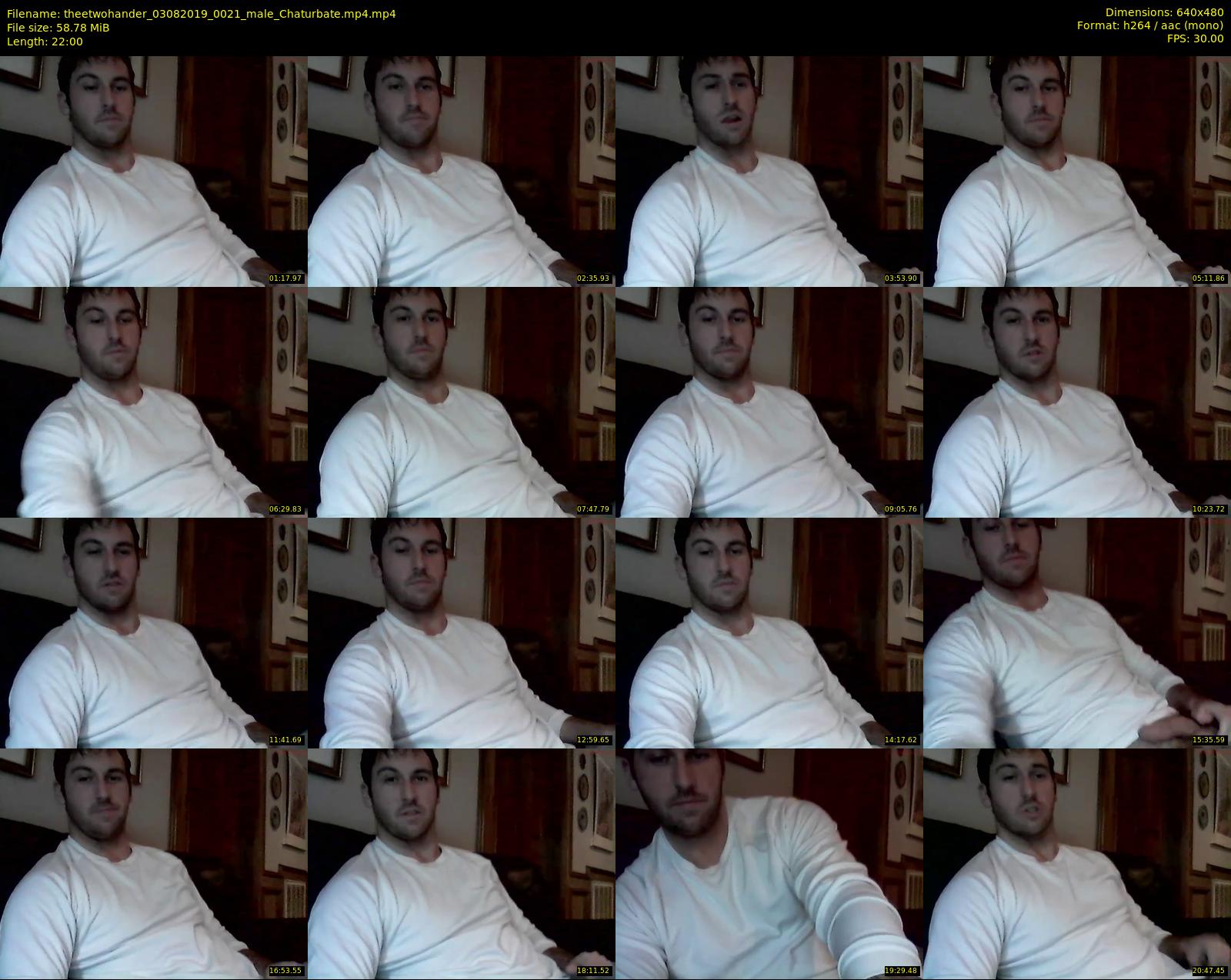 theetwohander — 22 minute Chaturbate male cam show recording, 480p, Aug 3, 2019