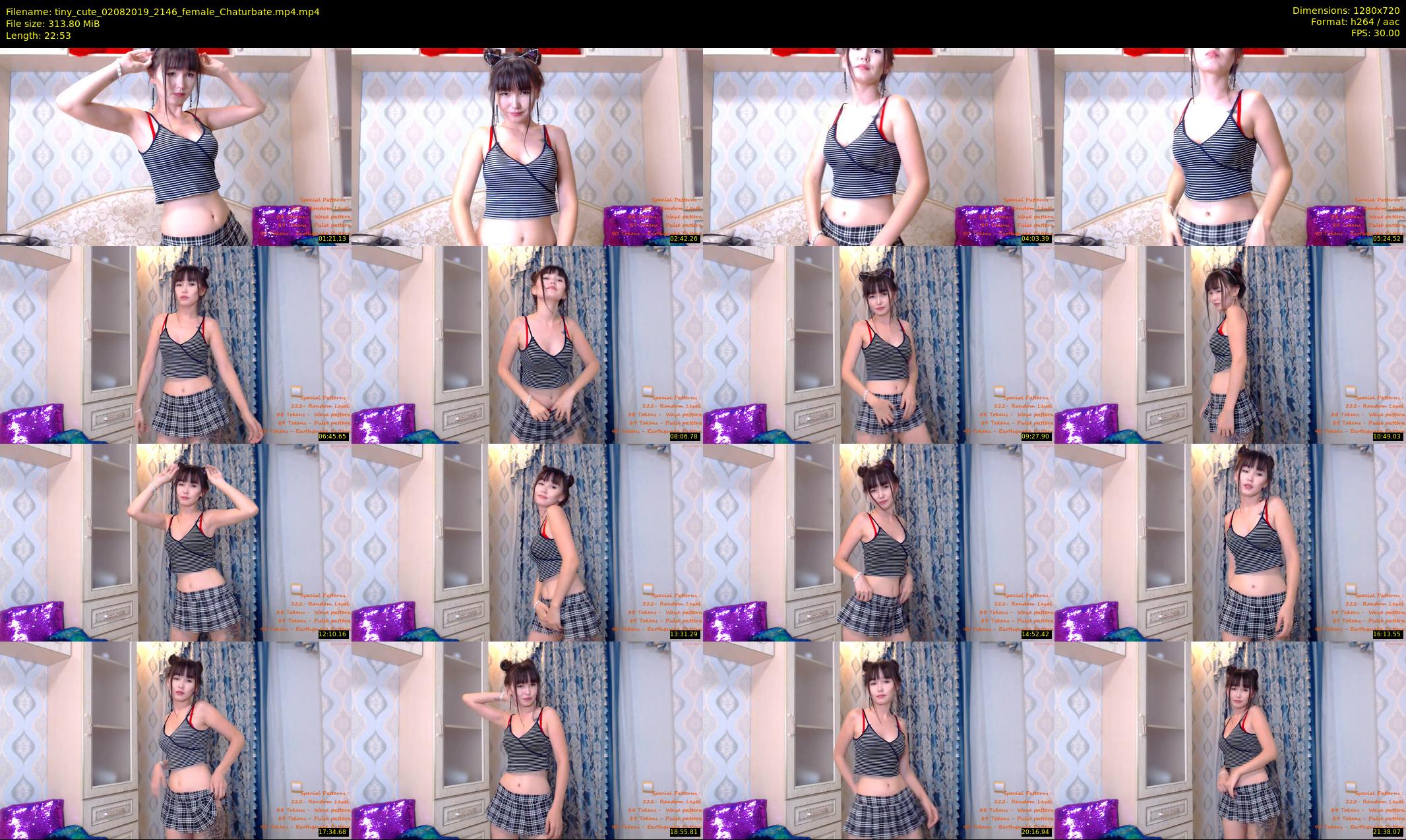tiny_cute — 23 minute Chaturbate female cam show recording, 720p, Aug 2, 2019