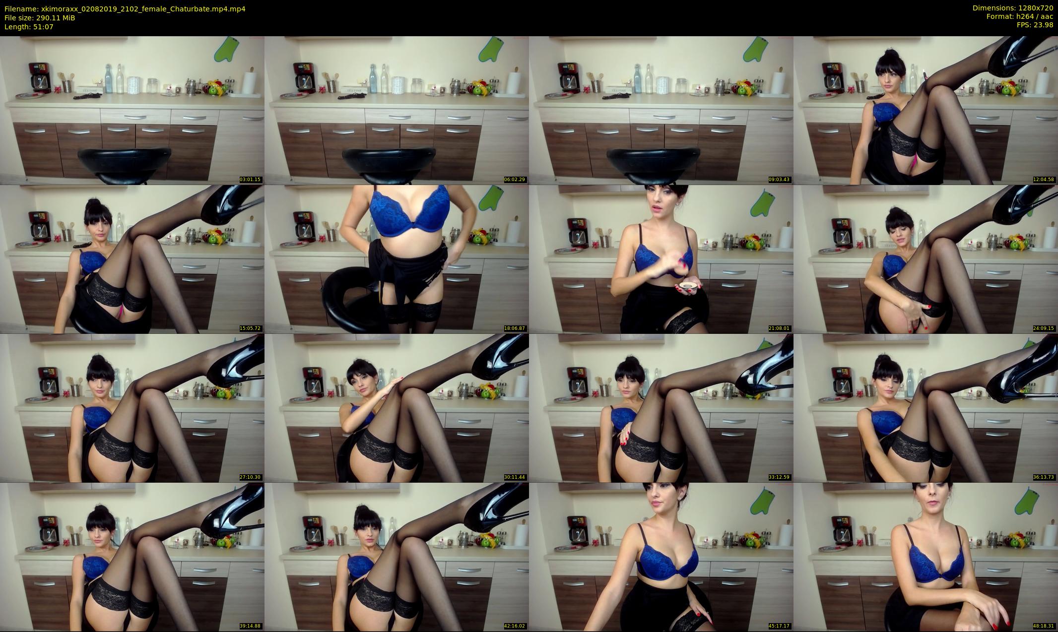 xkimoraxx — 52 minute Chaturbate female cam show recording, 720p, Aug 2, 2019