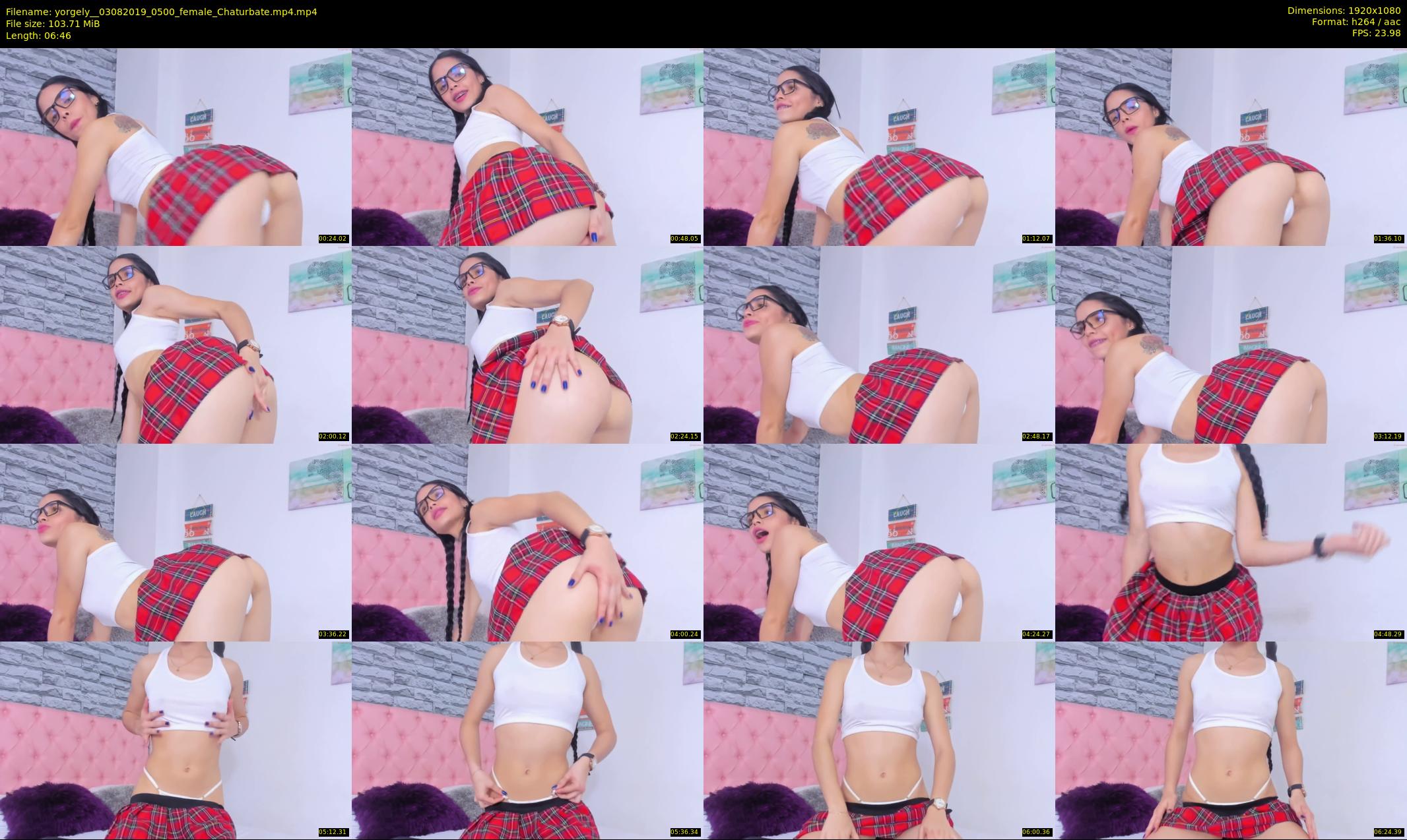 yorgely_ — 7 minute Chaturbate female cam show recording, 1080p, Aug 3, 2019