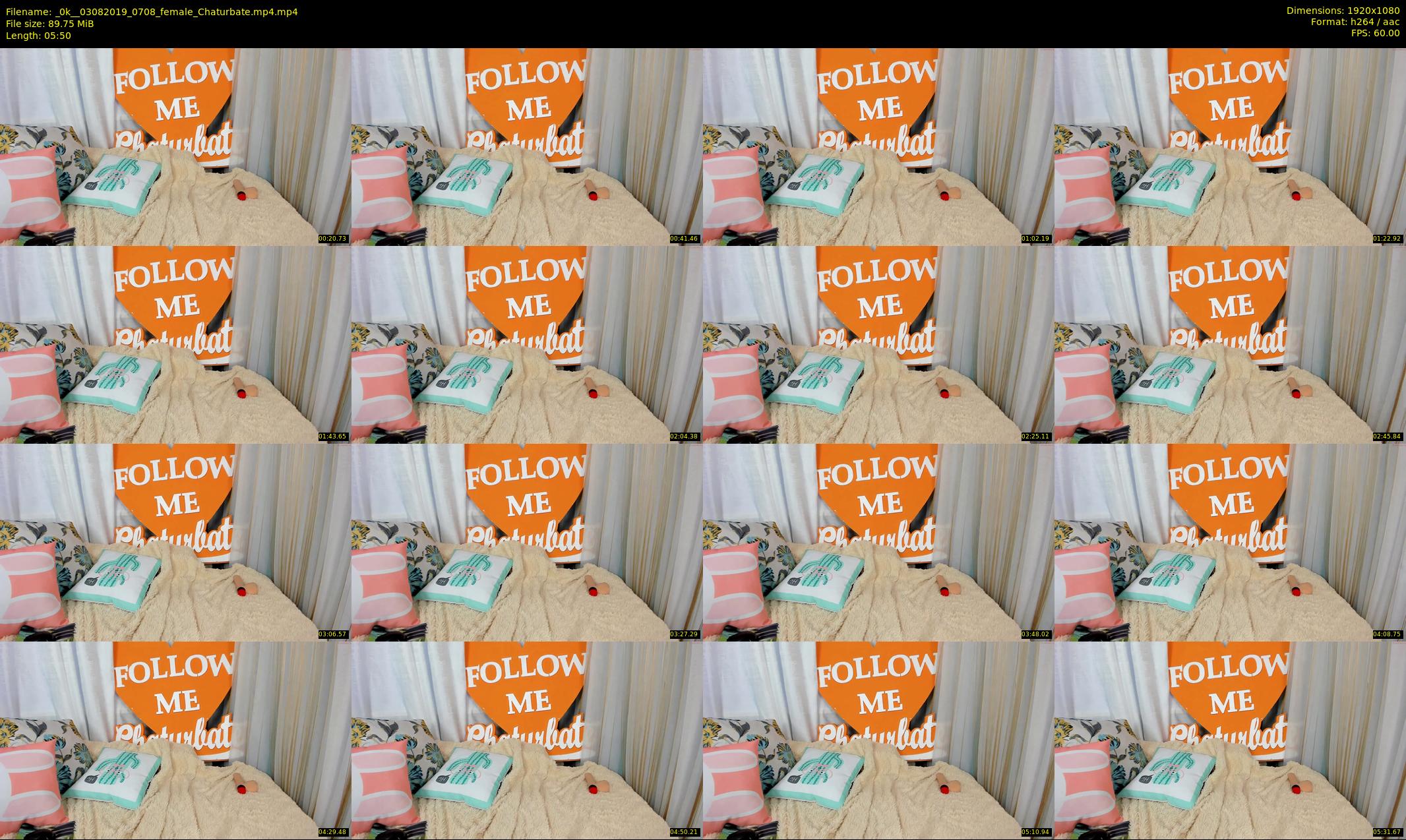 _0k_ — 6 minute Chaturbate female cam show recording, 1080p, Aug 3, 2019